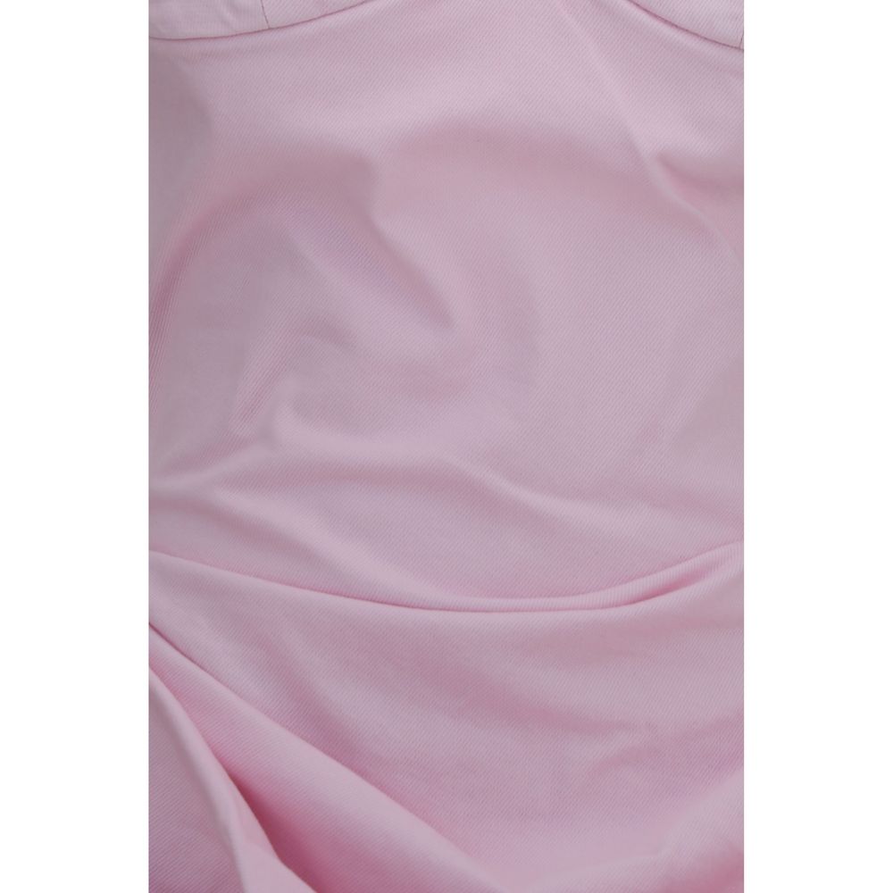 Discover the Magda Butrym Multicolor Cotton Casual Dress, a masterpiece of 100% cotton elegance, designed to elevate your style with its structured silhouette and luxurious flair.