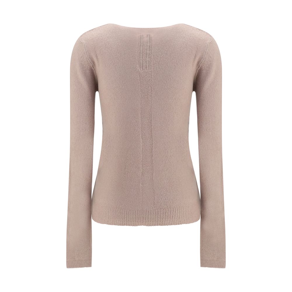 Elevate your wardrobe with the Rick Owens Multicolor Cashmere Sweater, a luxurious blend of artistry and sophistication, perfect for any occasion.