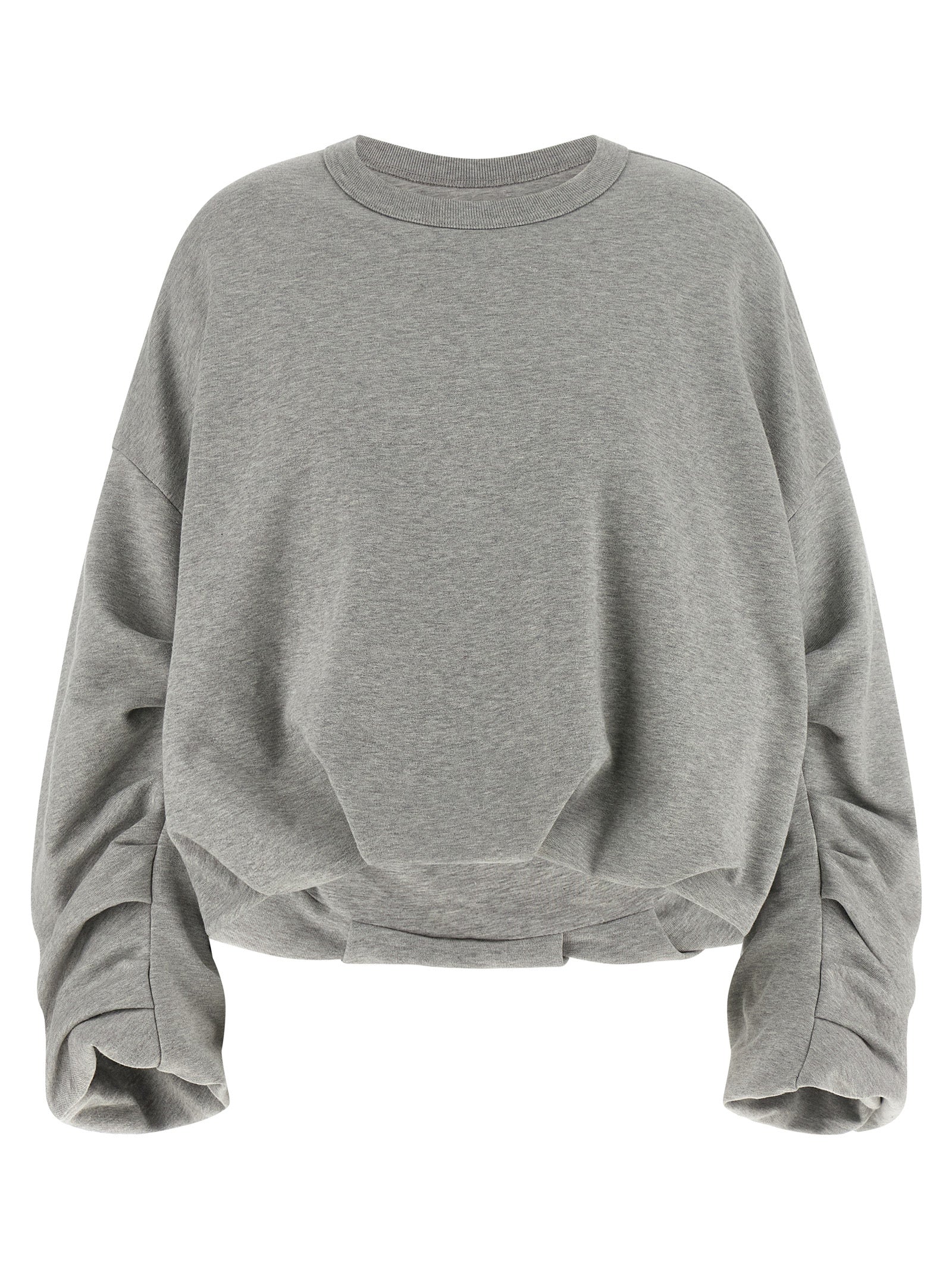 Dries Van Noten Gray Cotton Sweatshirt