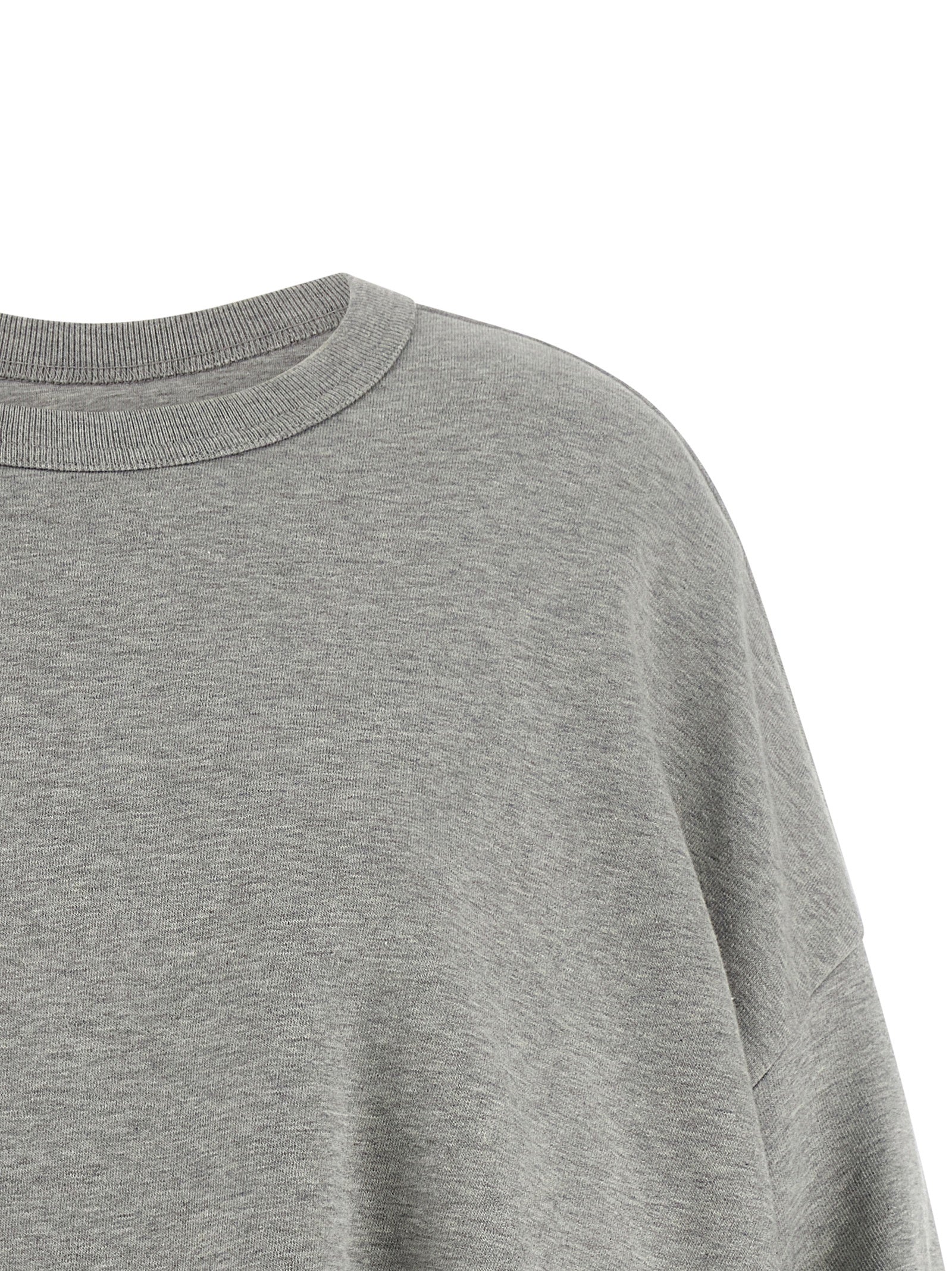 Dries Van Noten Gray Cotton Sweatshirt