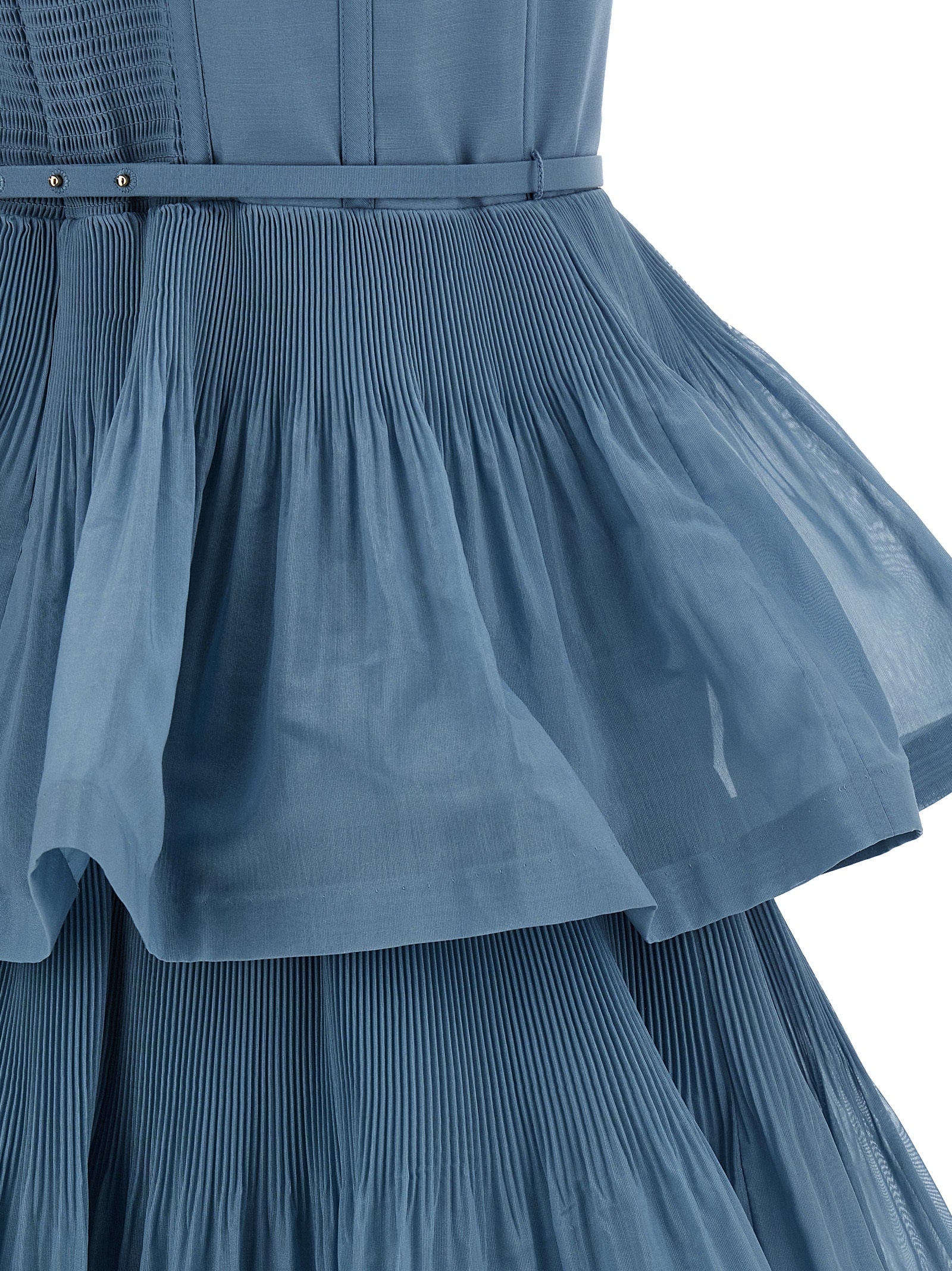 Zimmermann Blue Polyester Midi Dress