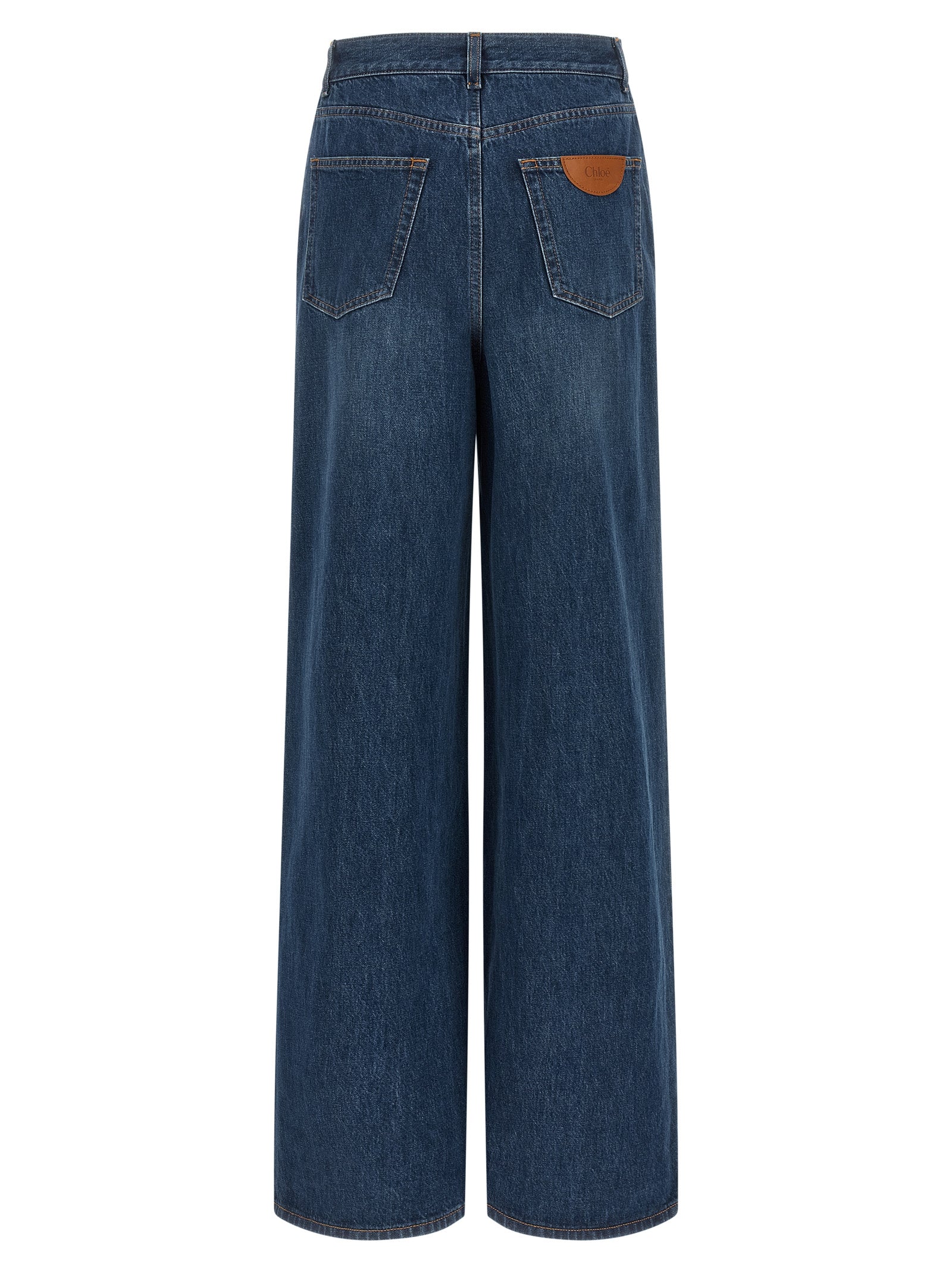 Chloé Blue Cotton Jeans Denim - Timeless Elegance Redefined