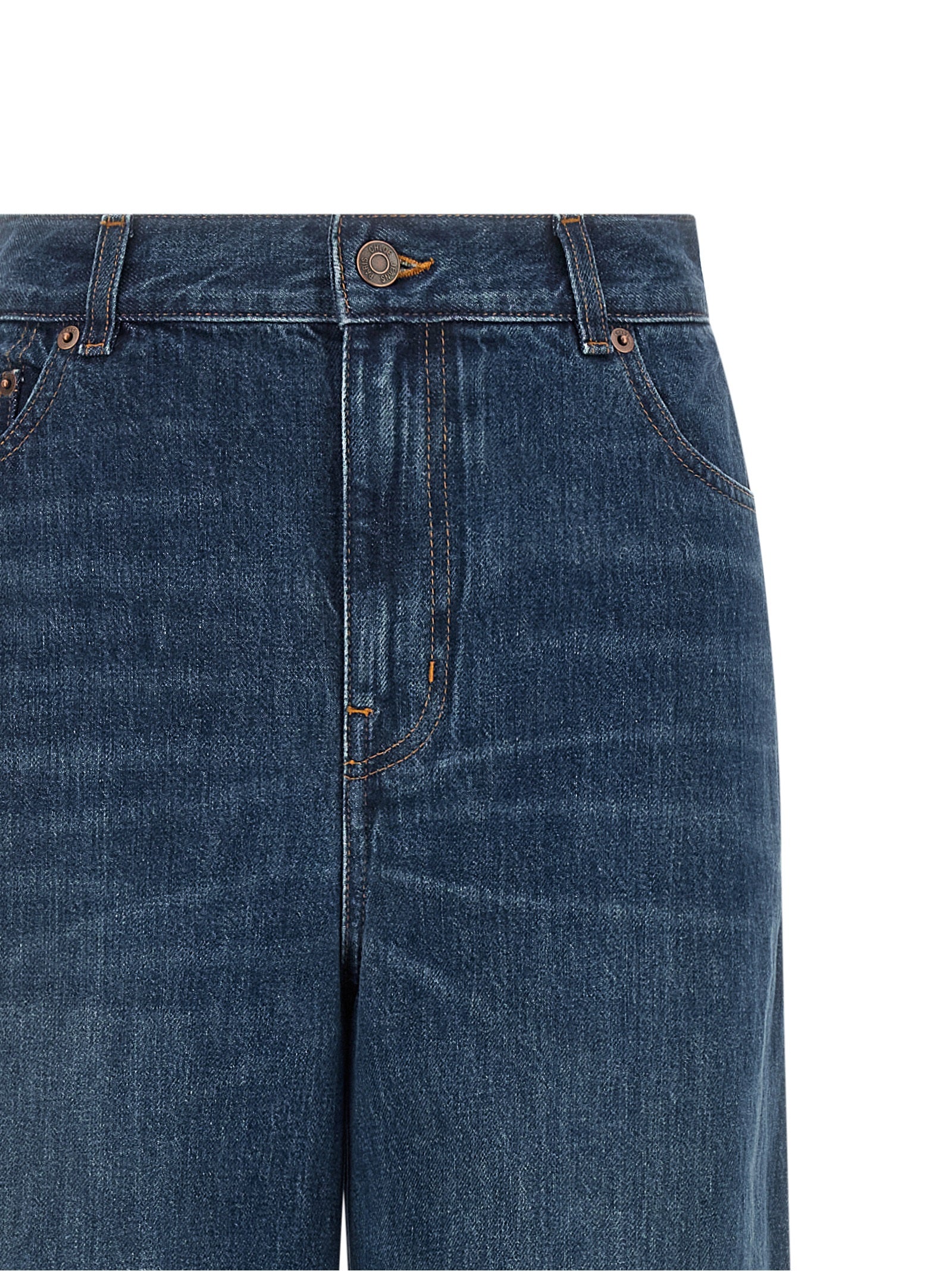 Chloé Blue Cotton Jeans Denim - Timeless Elegance Redefined