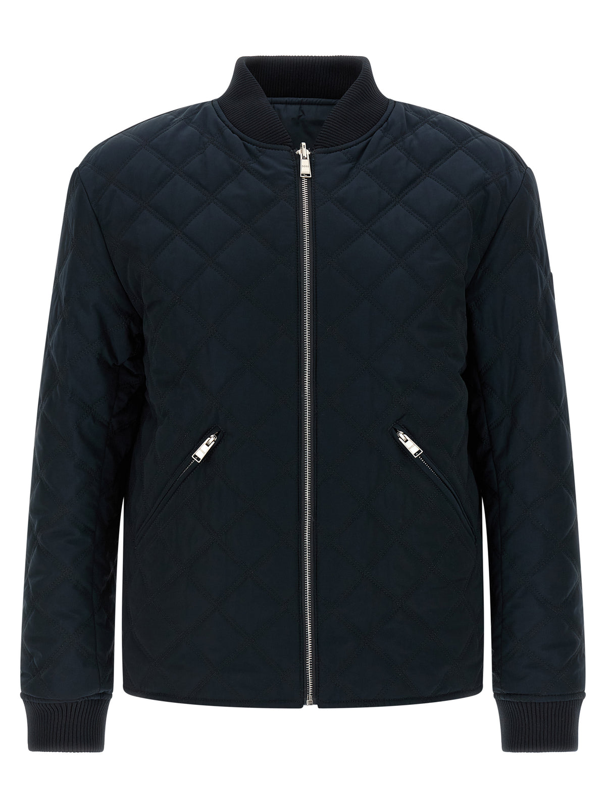 Hugo Boss Blue Polyester Shell Jacket