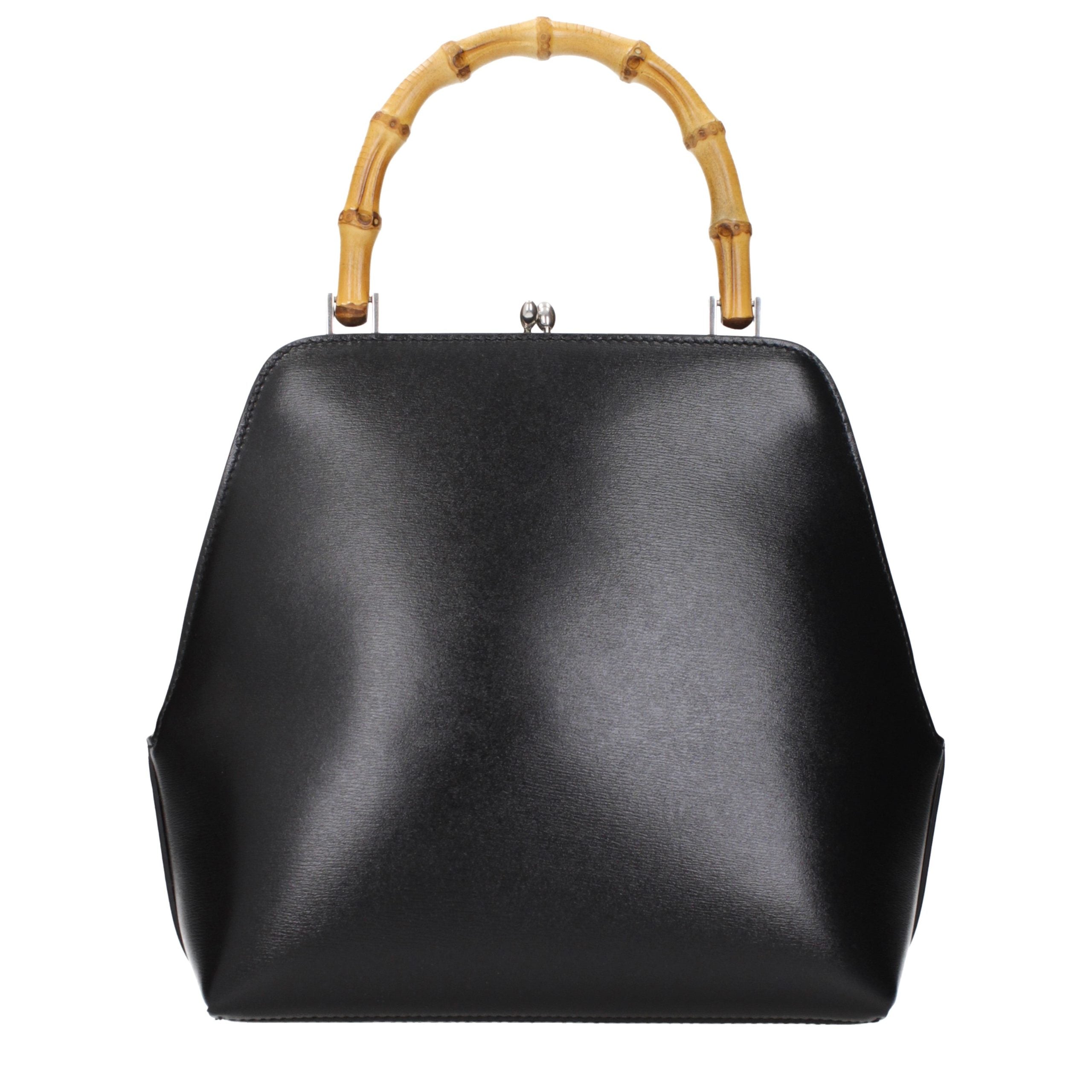 Elevate your style with the Jil Sander Black Leather Handbag, a symbol of exquisite craftsmanship and timeless elegance, perfect for the discerning fashionista.