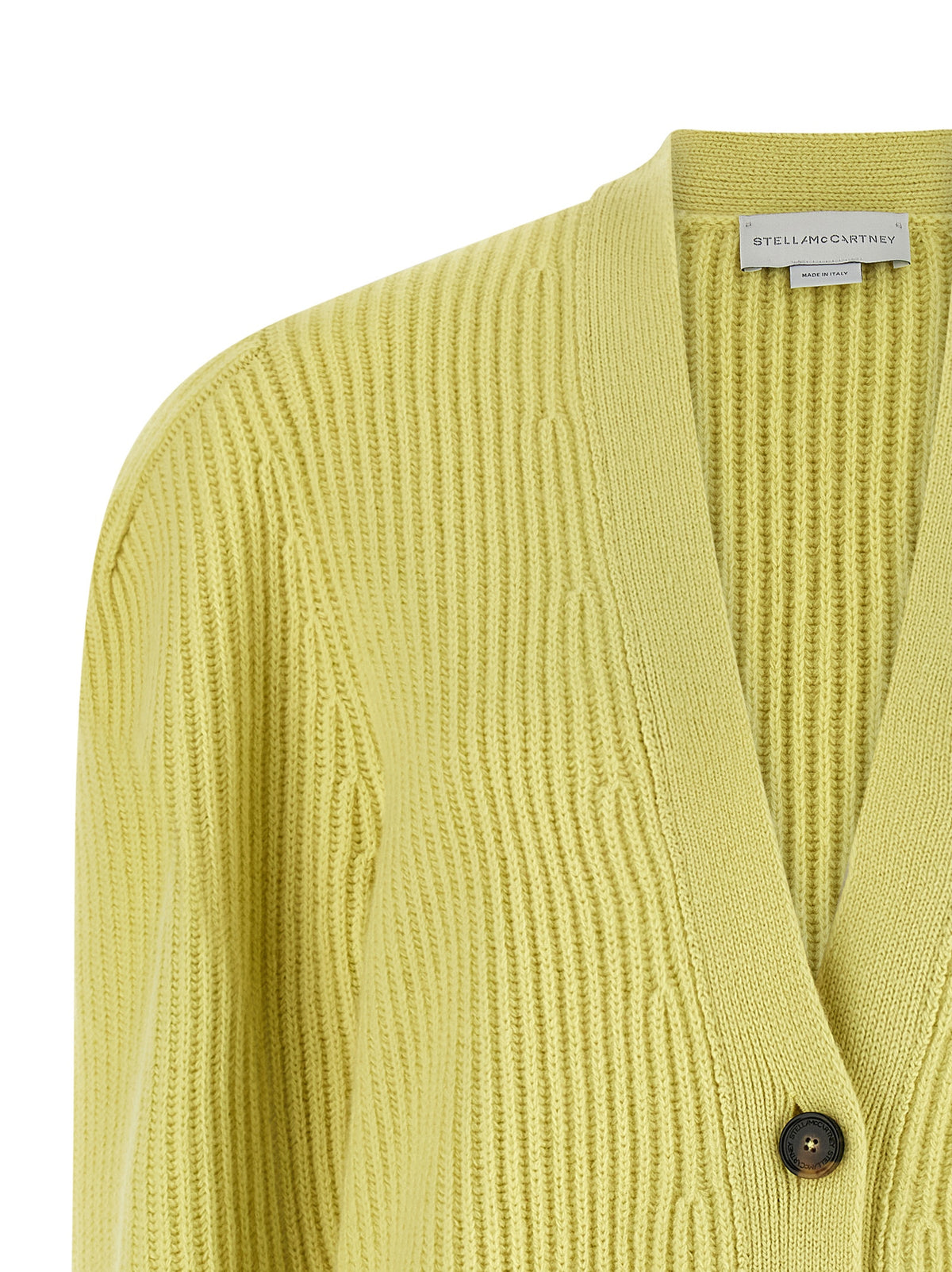 Stella McCartney Bicolor Virgin Wool Cardigan - Timeless Luxury