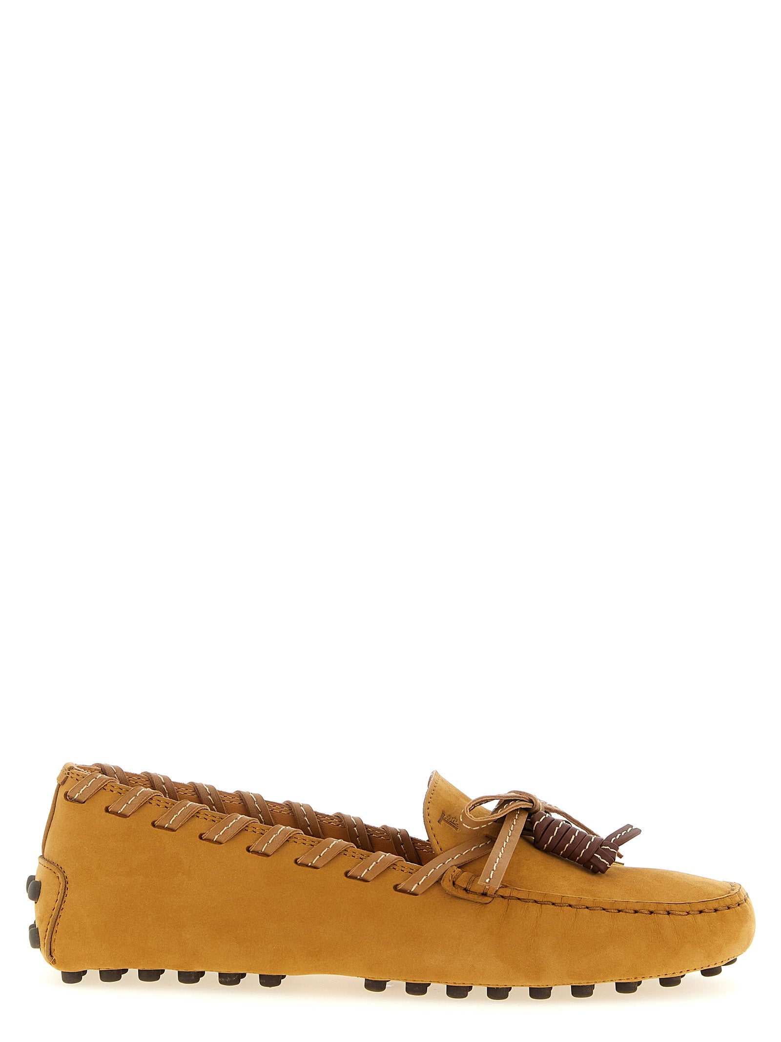 Tod's Beige Calfskin Slip-On Loafers - Timeless Luxury Footwear