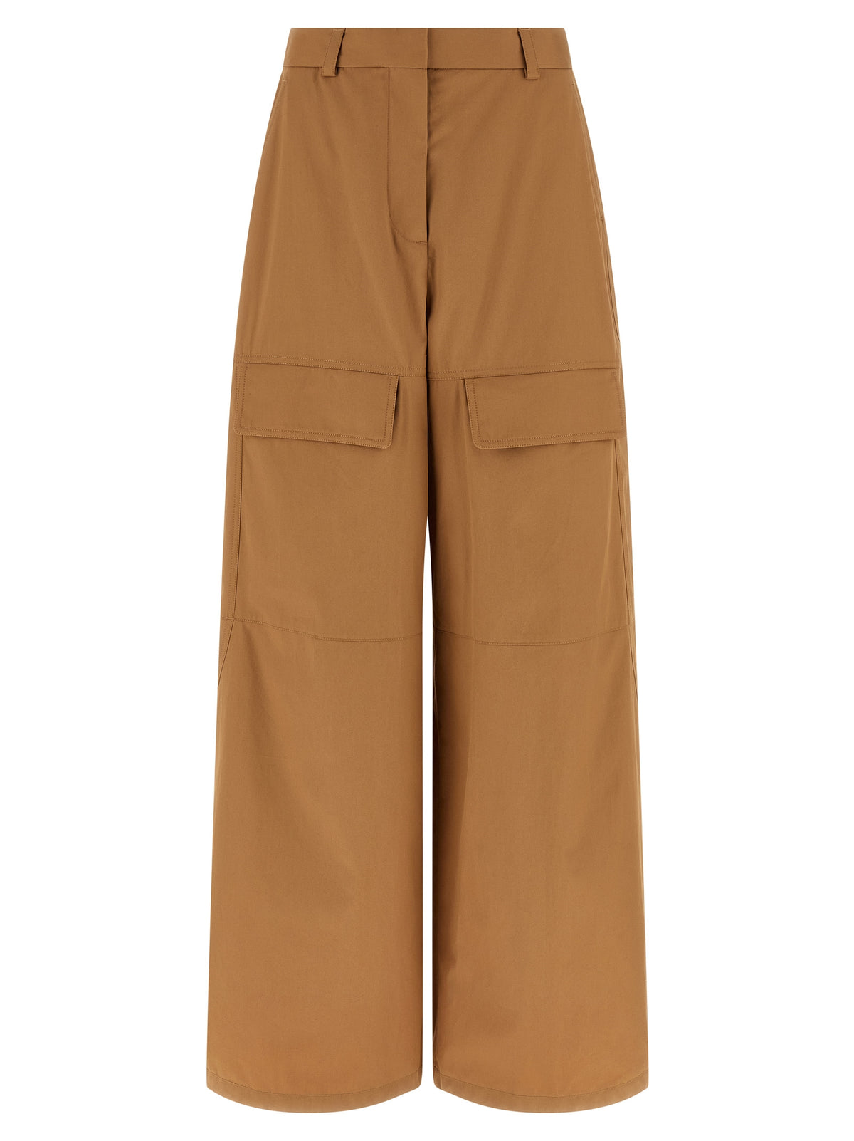 Stella McCartney Beige Cotton Cargo Pants - Timeless Luxury Style