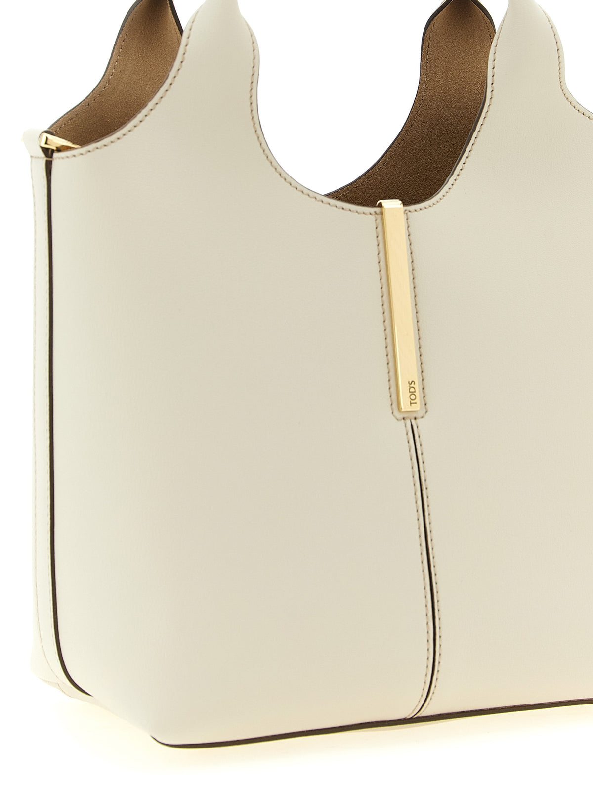 Tod's White Calfskin Tote Bag - Timeless Italian Elegance