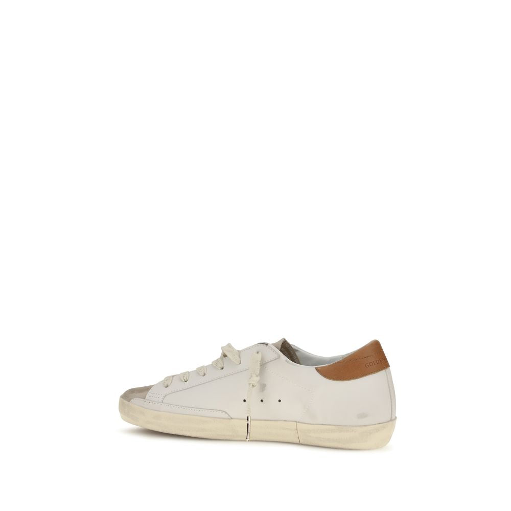 Golden Goose White Calf Leather Low Top Sneakers - Luxury Redefined