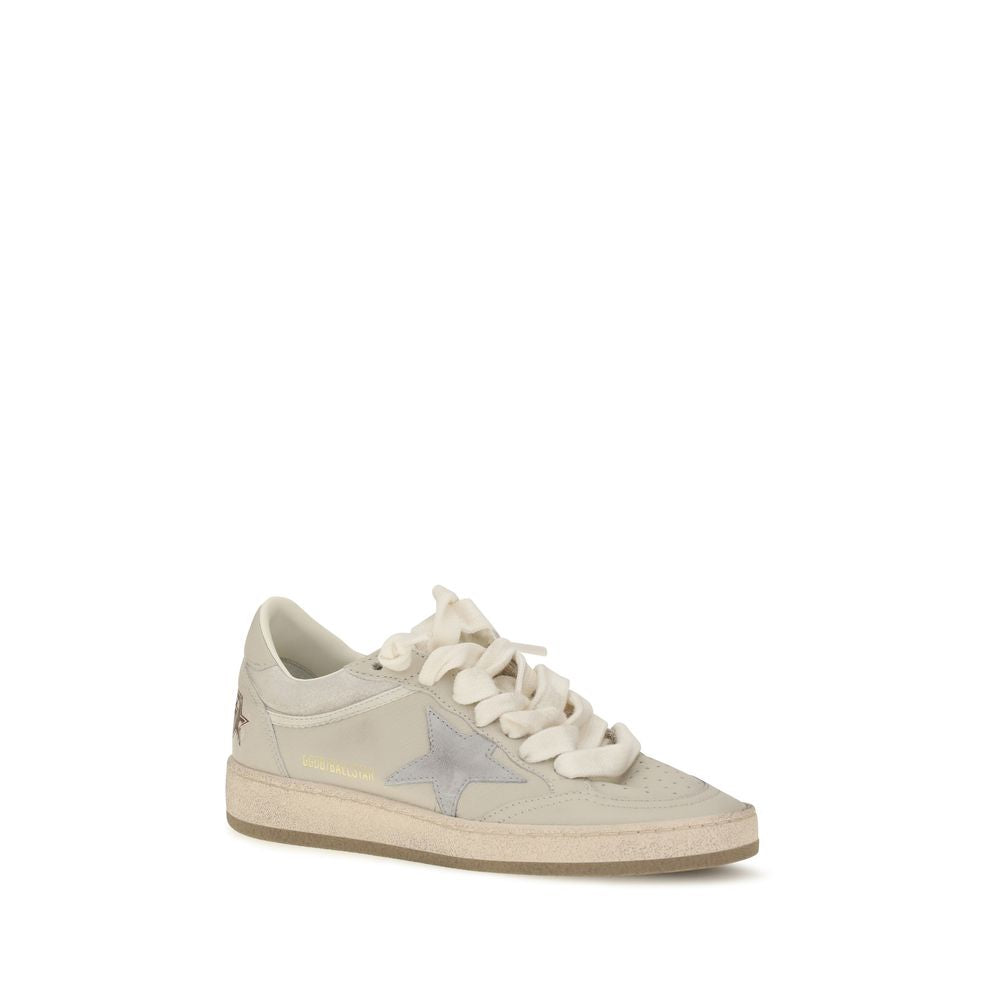 Golden Goose Low Top Sneakers - Luxury Beige Calf Leather