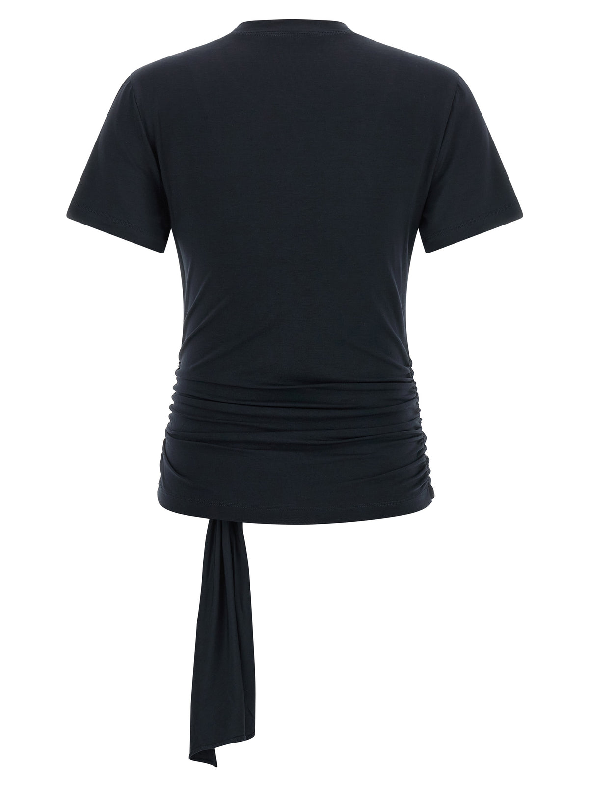 7 For All Mankind Blue Lyocell T-Shirt - Elevate Your Elegance