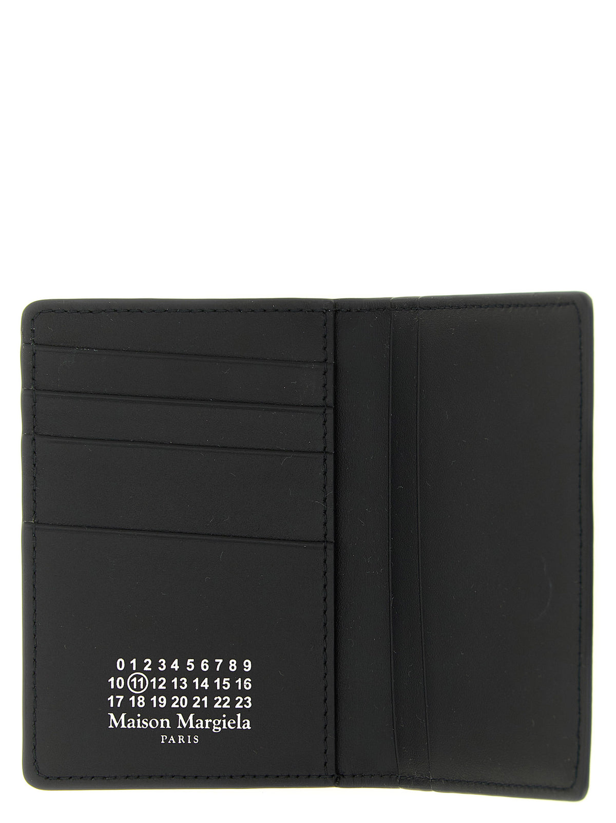 Maison Margiela Black Calfskin Cardholder - Luxurious Minimalism
