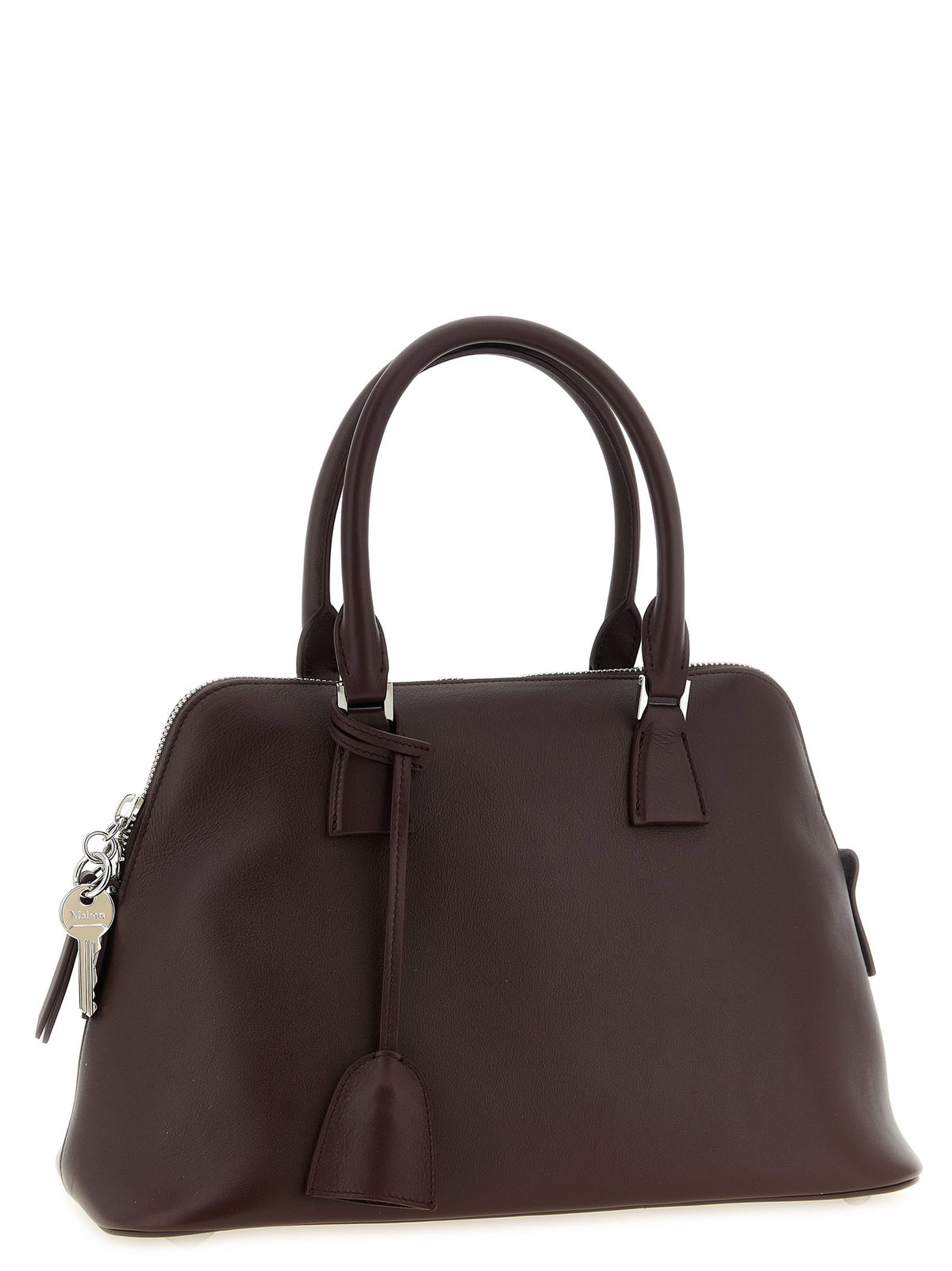 Maison Margiela Bordeaux Calfskin Shoulder Bag - Luxury Redefined