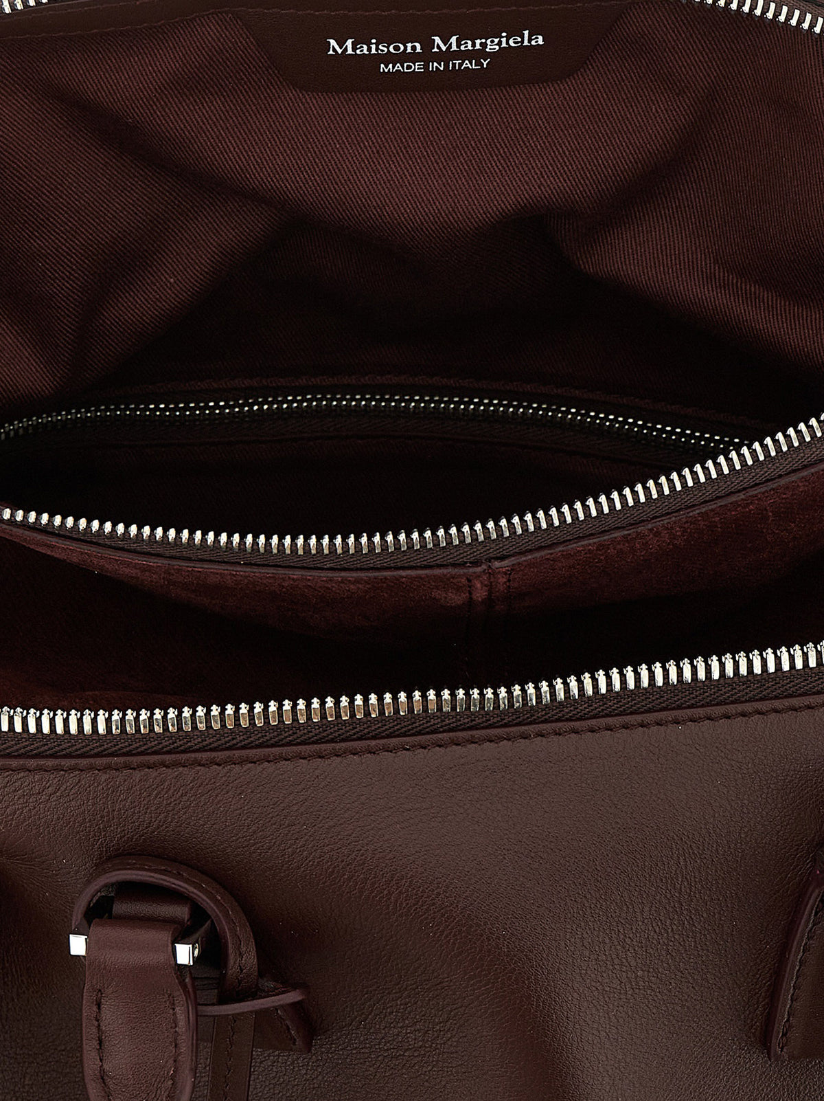 Maison Margiela Bordeaux Calfskin Shoulder Bag - Timeless Luxury
