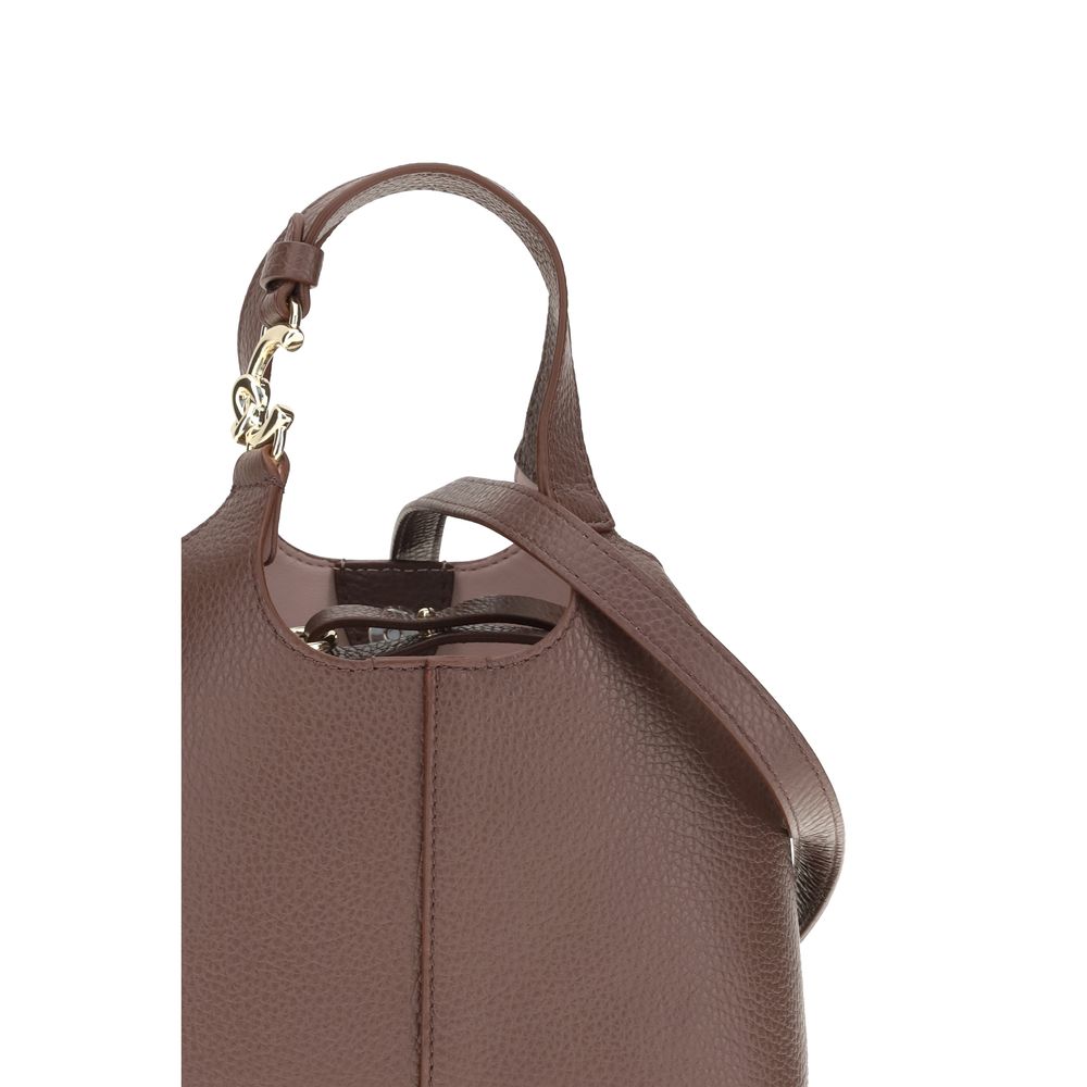 Coccinelle Beige Calf Leather Bos Taurus Shoulder Bag