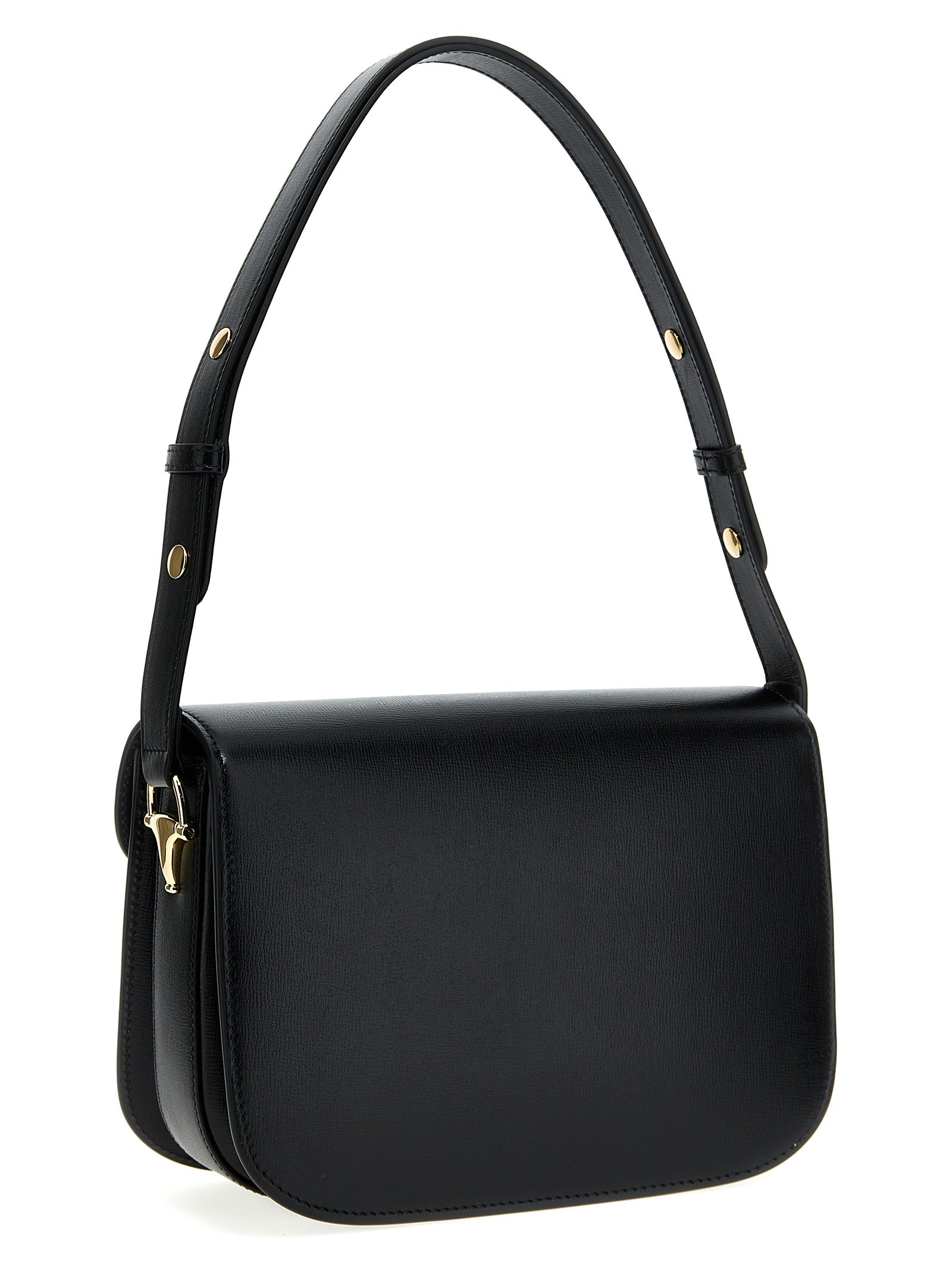 Gucci Horsebit 1955 Black Leather Shoulder Bag - Timeless Elegance