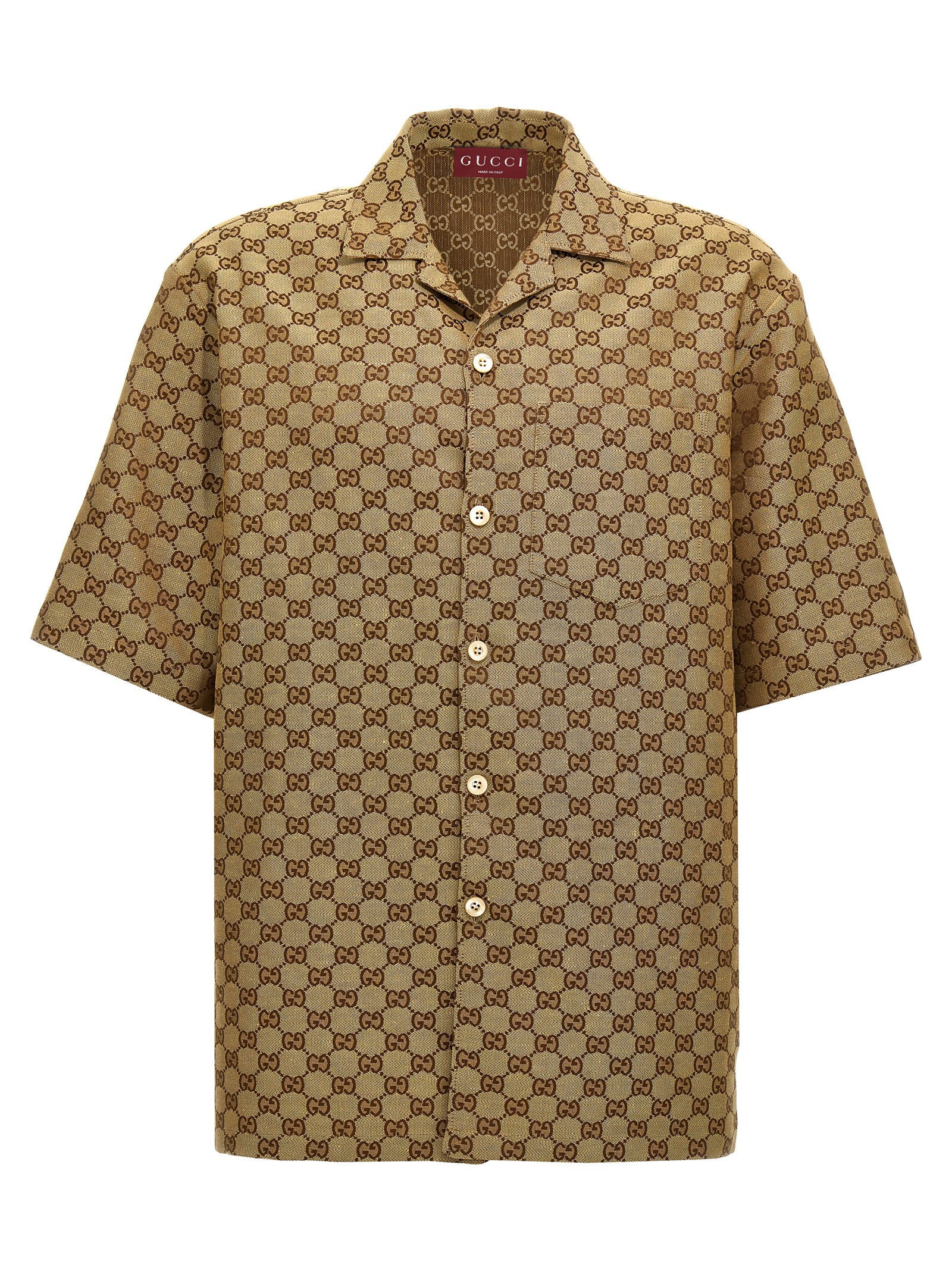 Gucci Beige Linen Blouse - Timeless Luxury for Discerning Style