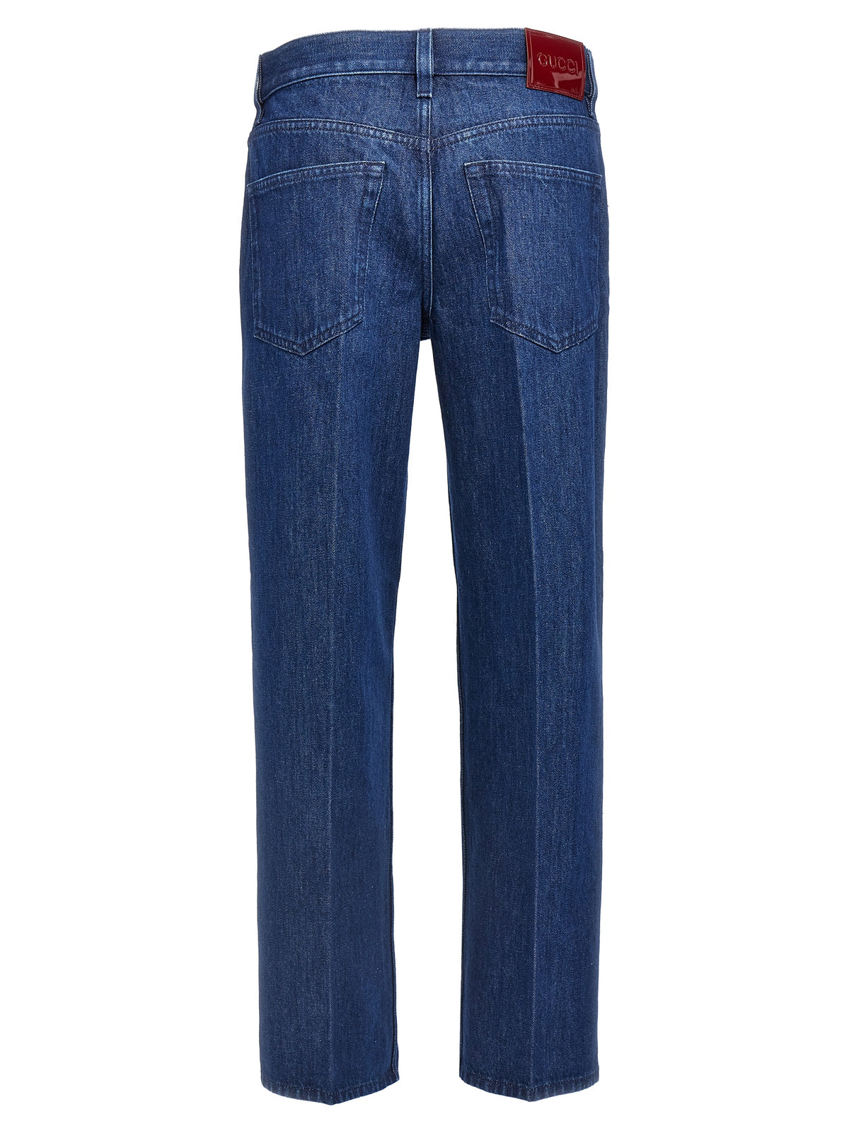 Gucci Blue Cotton Straight-Leg Jeans - Timeless Luxury Denim