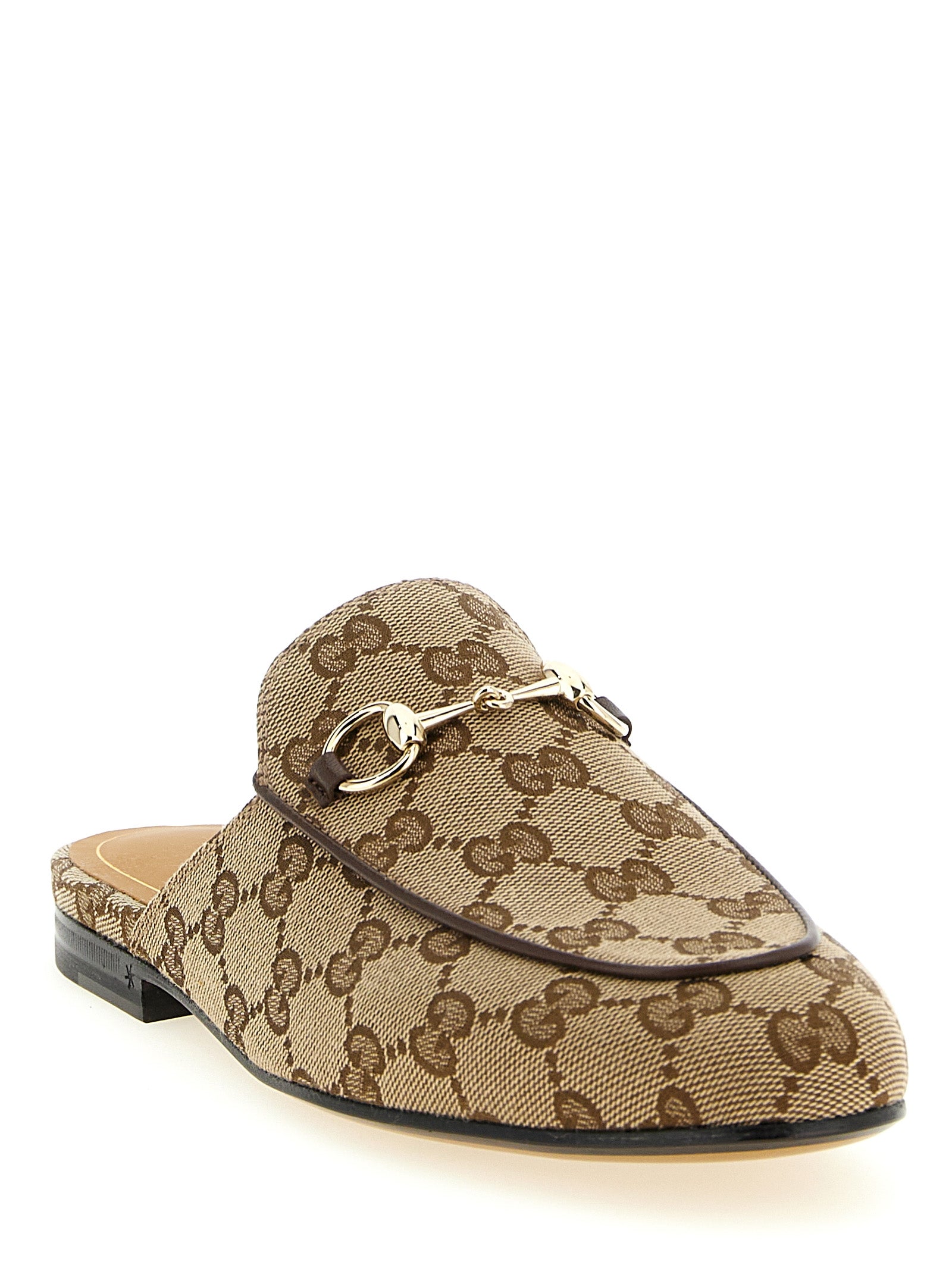 Gucci Beige Polyester Mules - Timeless Luxury Footwear