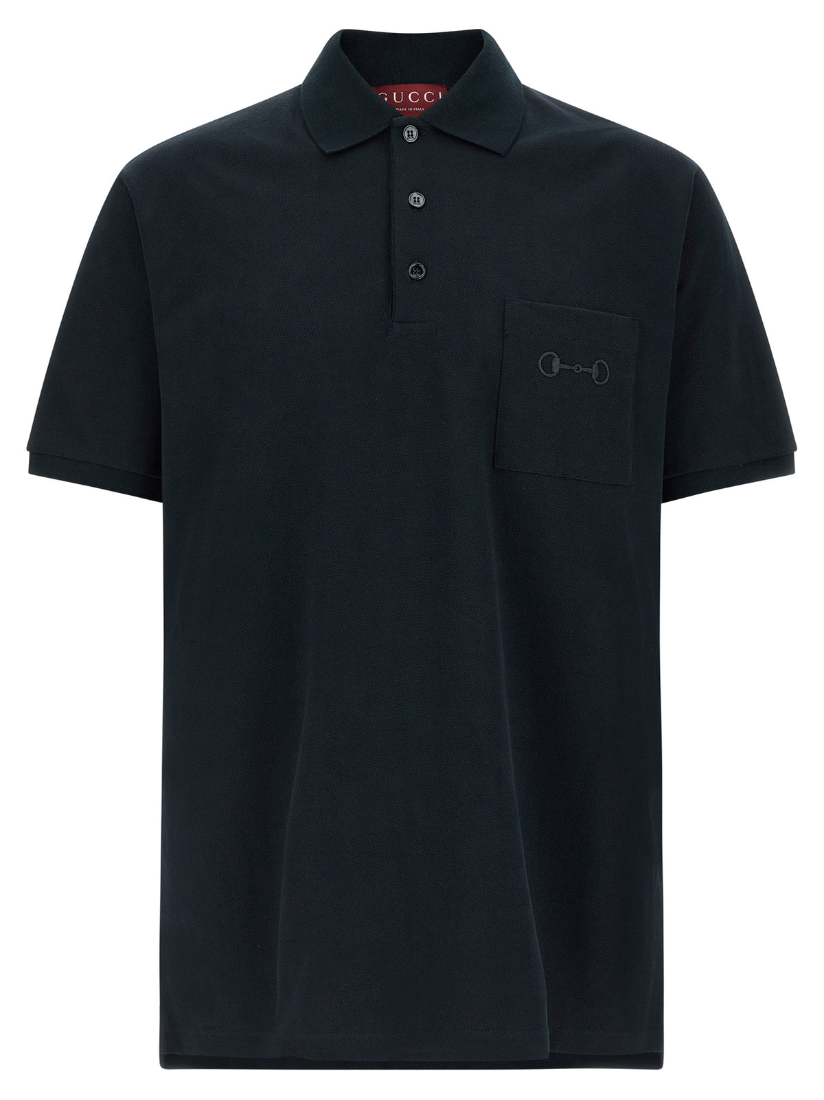 Gucci Blue Cotton Polo Shirt - Timeless Luxury for the Discerning
