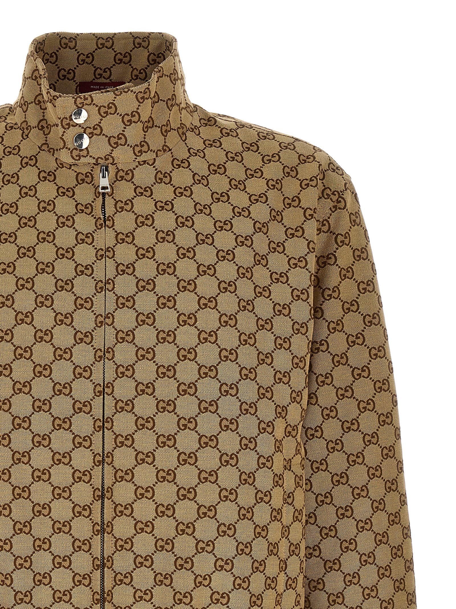 Gucci Beige Cotton Bomber - Elevate Your Wardrobe with Luxury