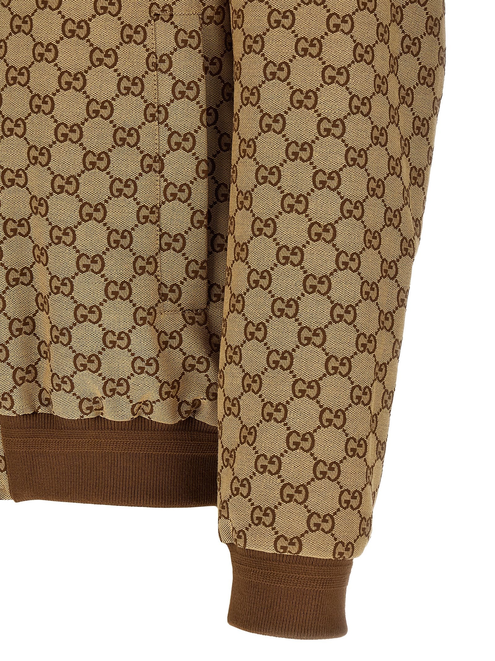 Gucci Beige Cotton Bomber - Elevate Your Luxury Wardrobe