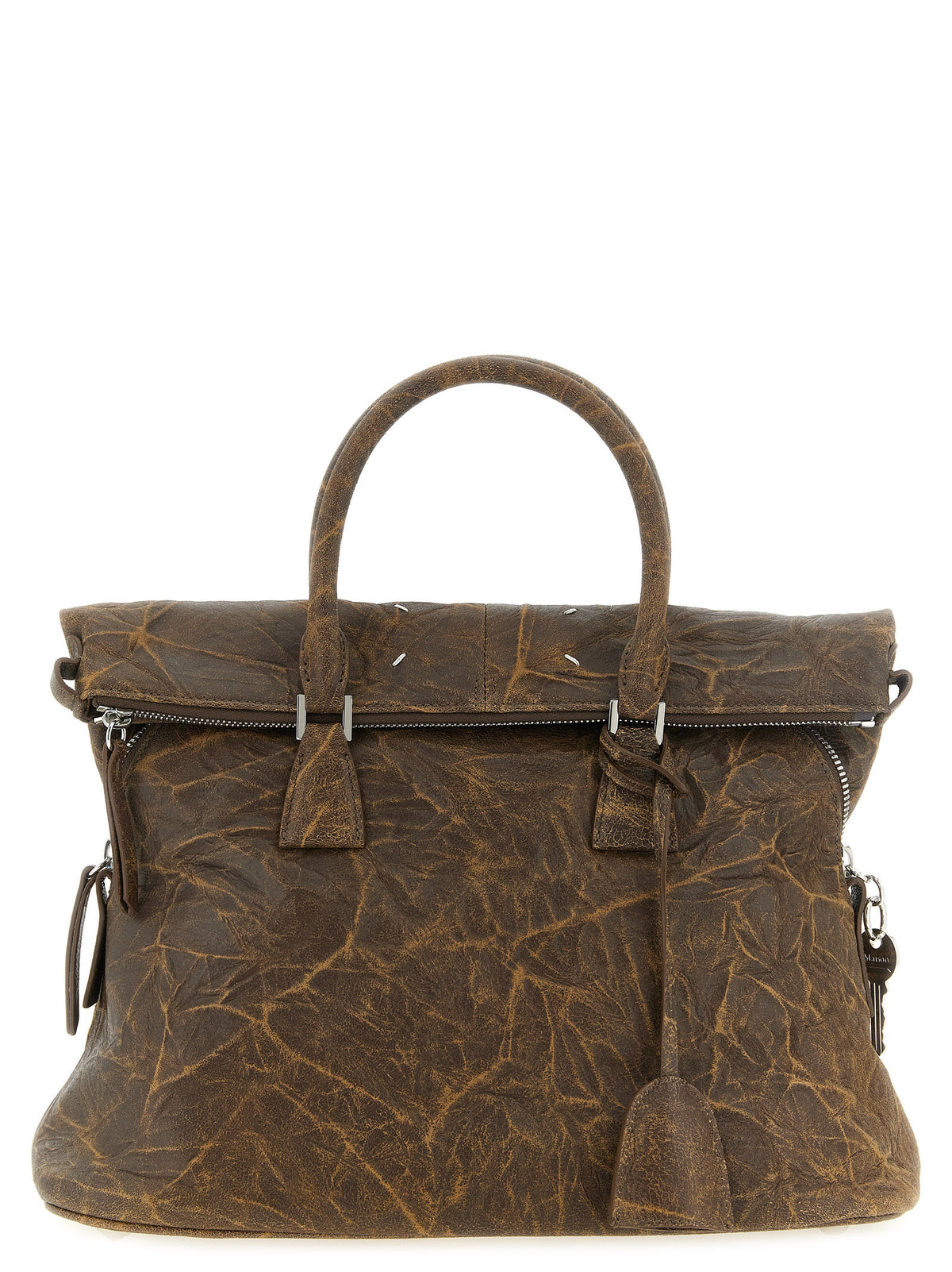 Experience the Maison Margiela Brown Goatskin Shoulder Bag, a luxurious blend of exquisite goat leather and timeless design, elevating your style with sophistication.