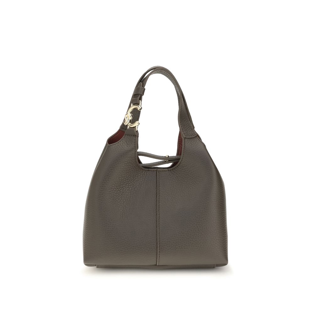 Discover the Coccinelle Brown Calf Leather Bos Taurus Shoulder Bag, a masterpiece of craftsmanship that embodies elegance and versatility for the discerning individual.