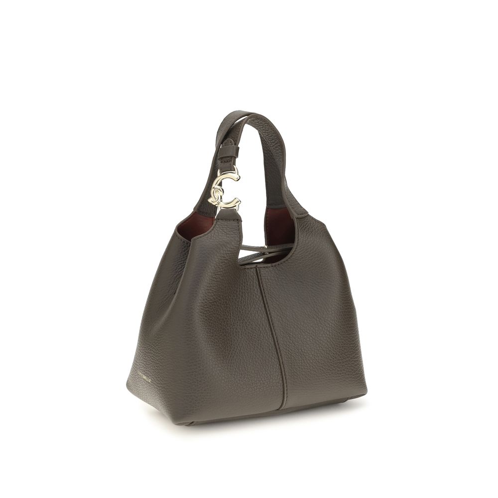 Elevate your style with the Coccinelle Brown Calf Leather Bos Taurus Shoulder Bag, a masterpiece of craftsmanship and elegance, perfect for the discerning individual.