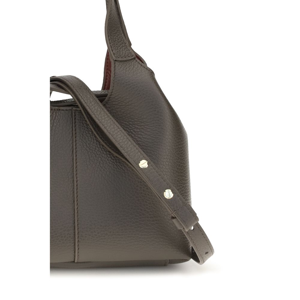 Elevate your elegance with the Coccinelle Brown Calf Leather Bos Taurus Shoulder Bag, a masterpiece of refined craftsmanship and luxurious design, perfect for any occasion.