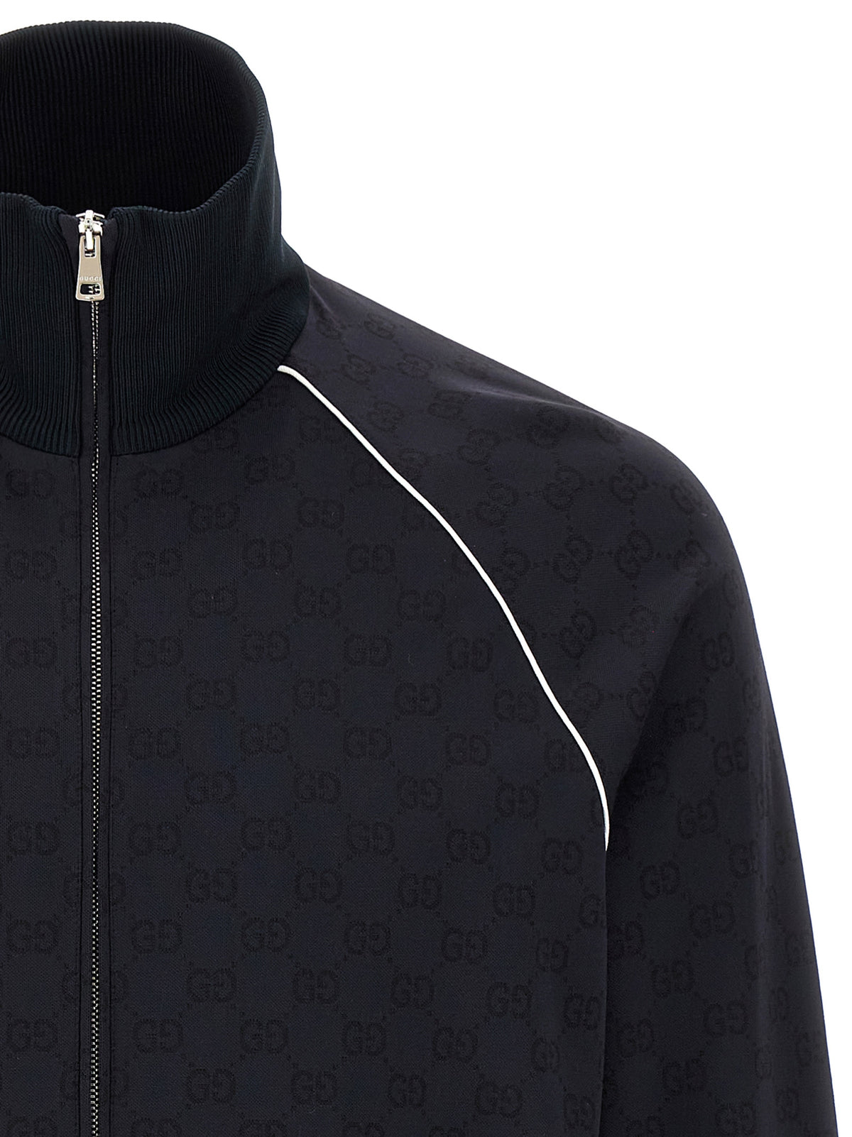 Experience the exquisite craftsmanship of the Gucci Blue Polyamide Sweatshirt, a luxurious blend of comfort and style, perfect for elevating any wardrobe.