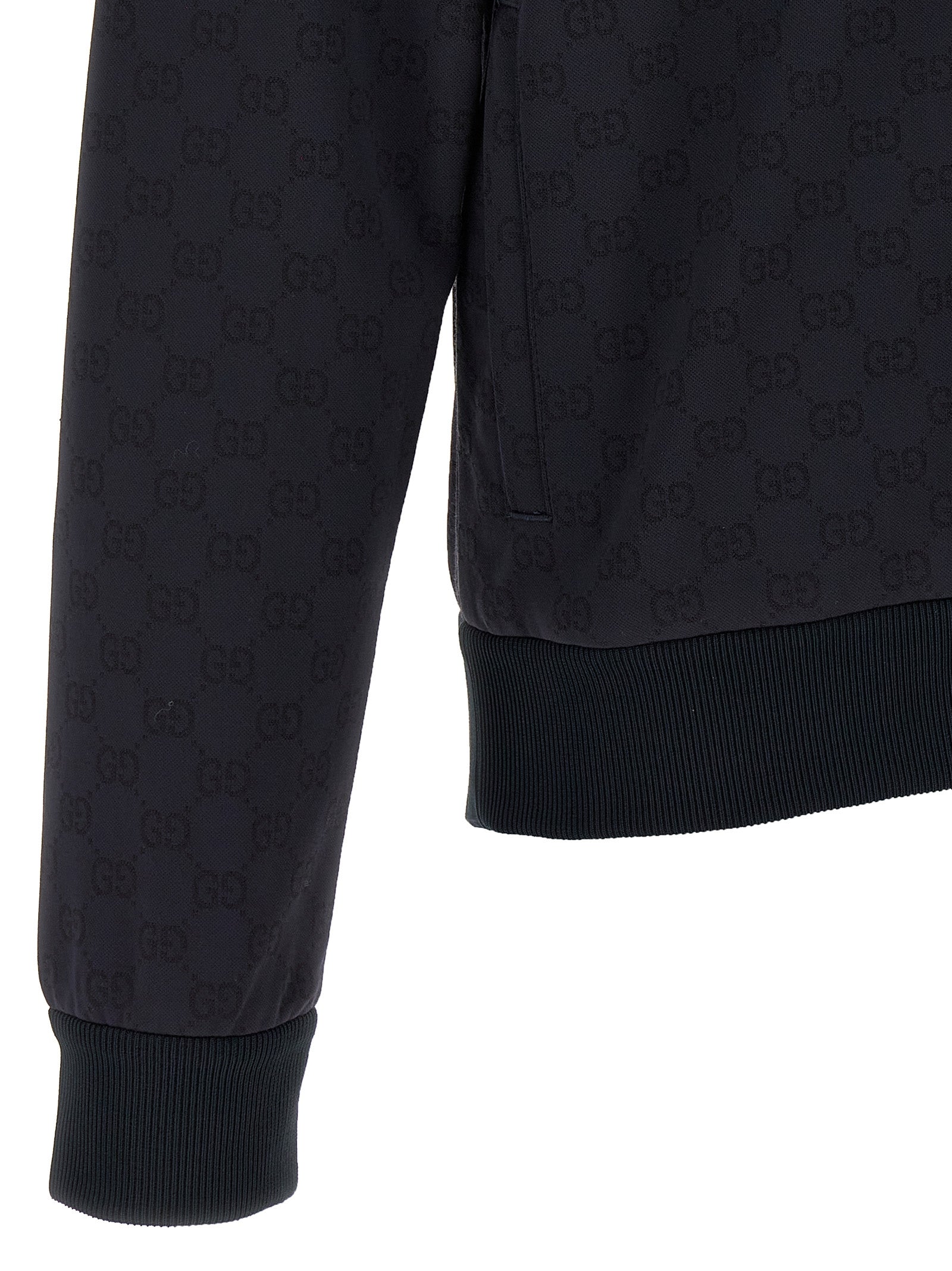 Experience the allure of the Gucci Blue Polyamide Sweatshirt, where exquisite craftsmanship meets luxurious comfort, perfect for those who embrace elegance and sophistication.