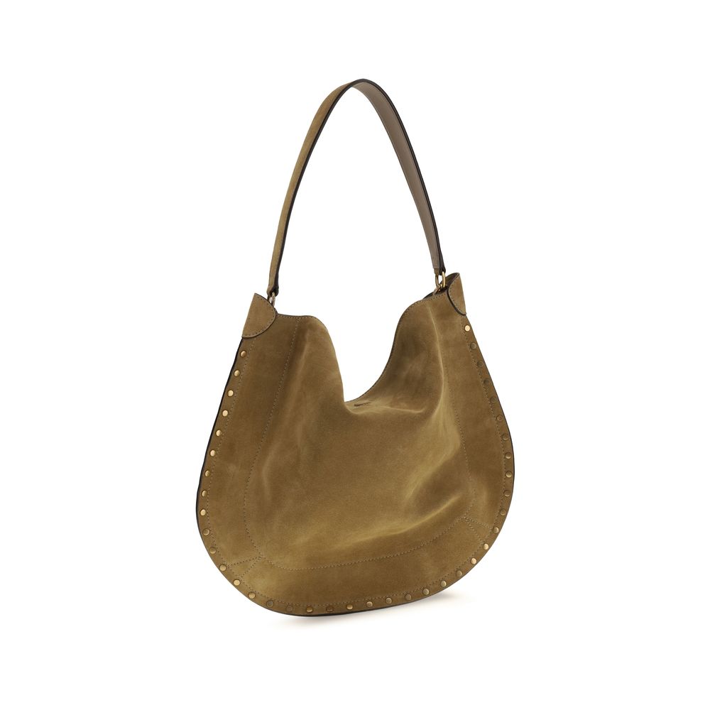 Indulge in the exquisite Isabel Marant Brown Calf Leather Bos Taurus Shoulder Bag, a masterpiece of craftsmanship and luxurious design, perfect for elevating any ensemble.