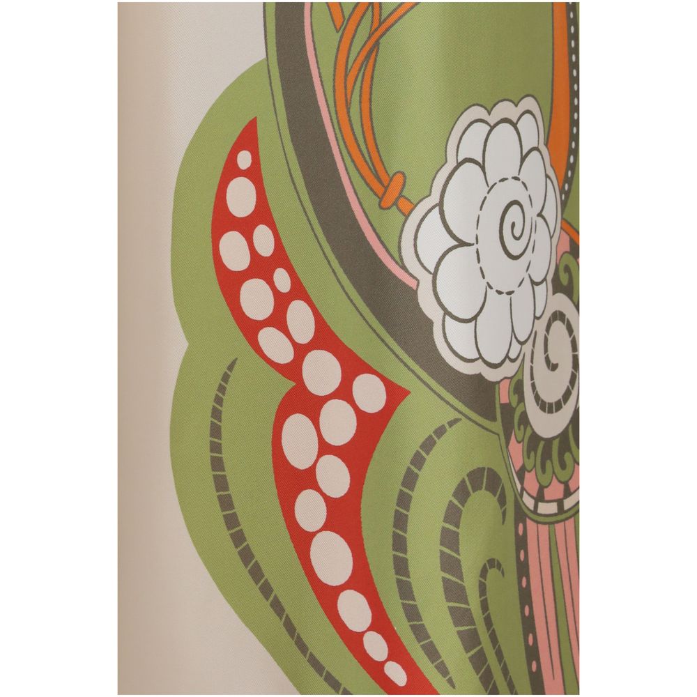 La Double J Multicolor Silk Casual Pants - Effortless Elegance