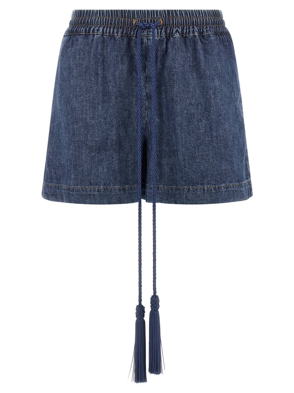 Valentino Garavani Blue Cotton Bermuda Shorts – Timeless Luxury