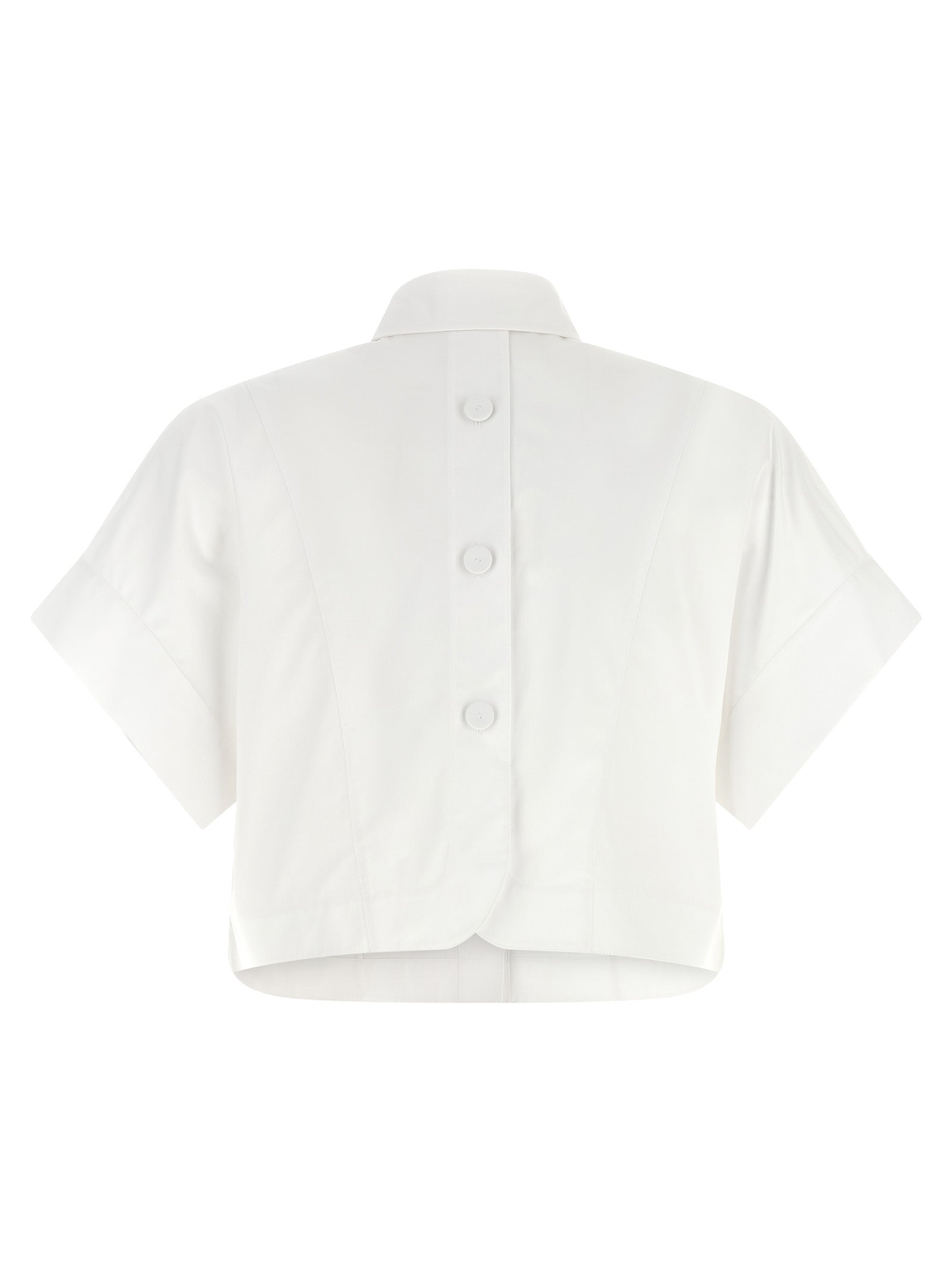Fendi White Cotton Blouse