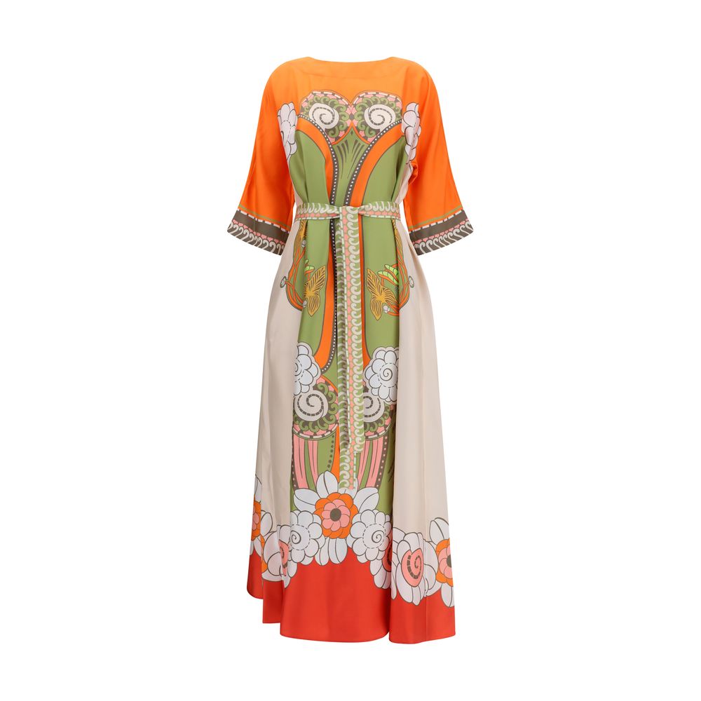 La Double J Silk Muumuu Dress - Effortless Luxury Redefined