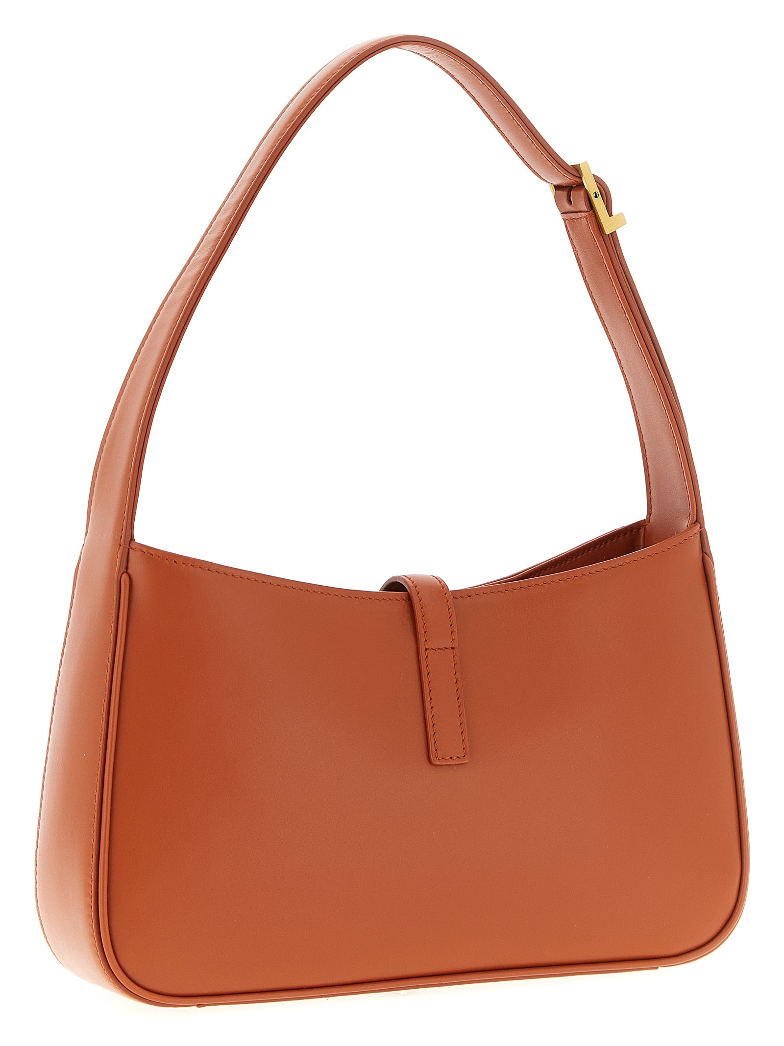Saint Laurent Orange Calfskin Shoulder Bag - Timeless Luxury Redefined