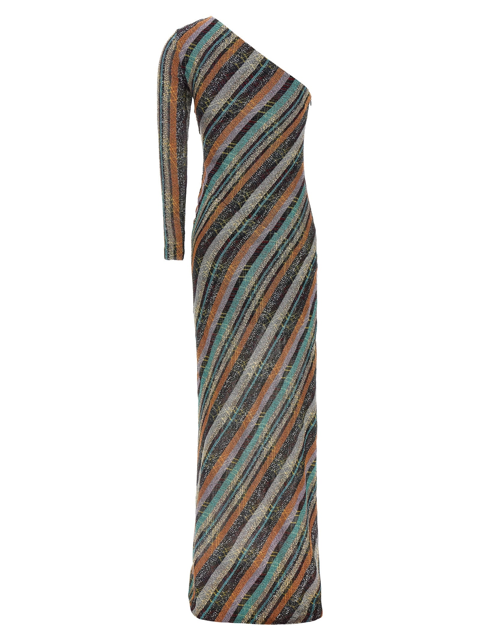 Experience the allure of the Missoni Multicolor Viscose Long Dress, a masterpiece of luxurious craftsmanship and vibrant design, perfect for unforgettable moments.