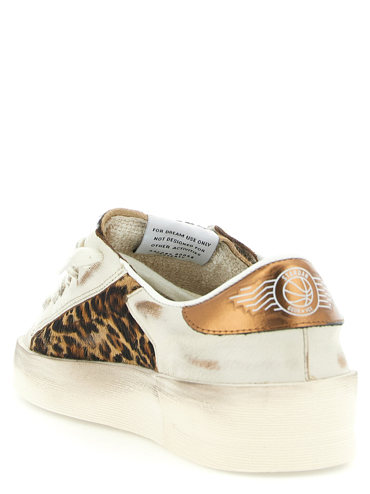 Step into unparalleled elegance with Golden Goose Multicolor Goatskin Low Top Sneakers, crafted in Italy from luxurious leather, embodying timeless sophistication and modern allure.