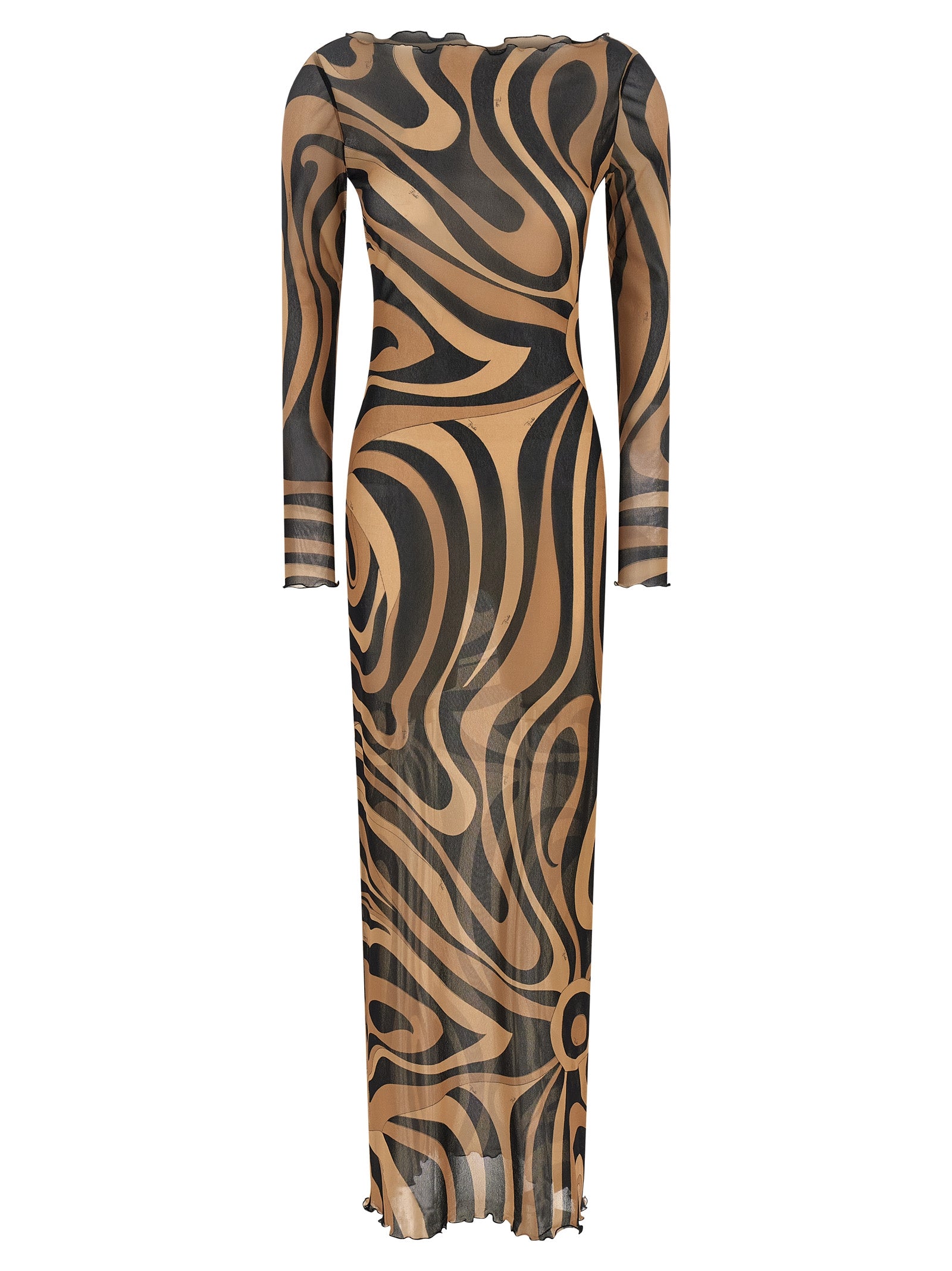 Emilio Pucci Multicolor Polyamide Long Dress
