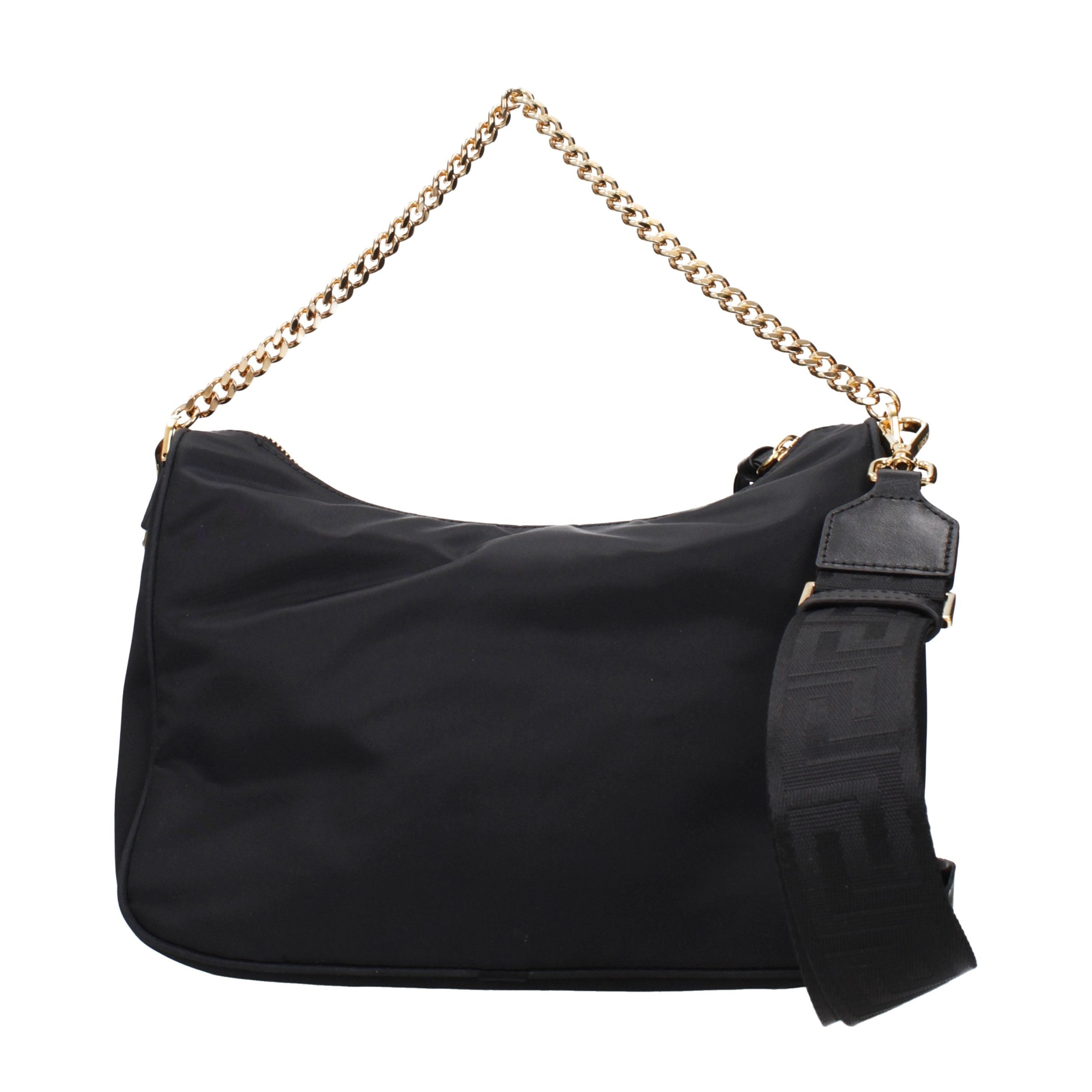 Versace Black Fabric Handbag - Elevate Your Luxury Style