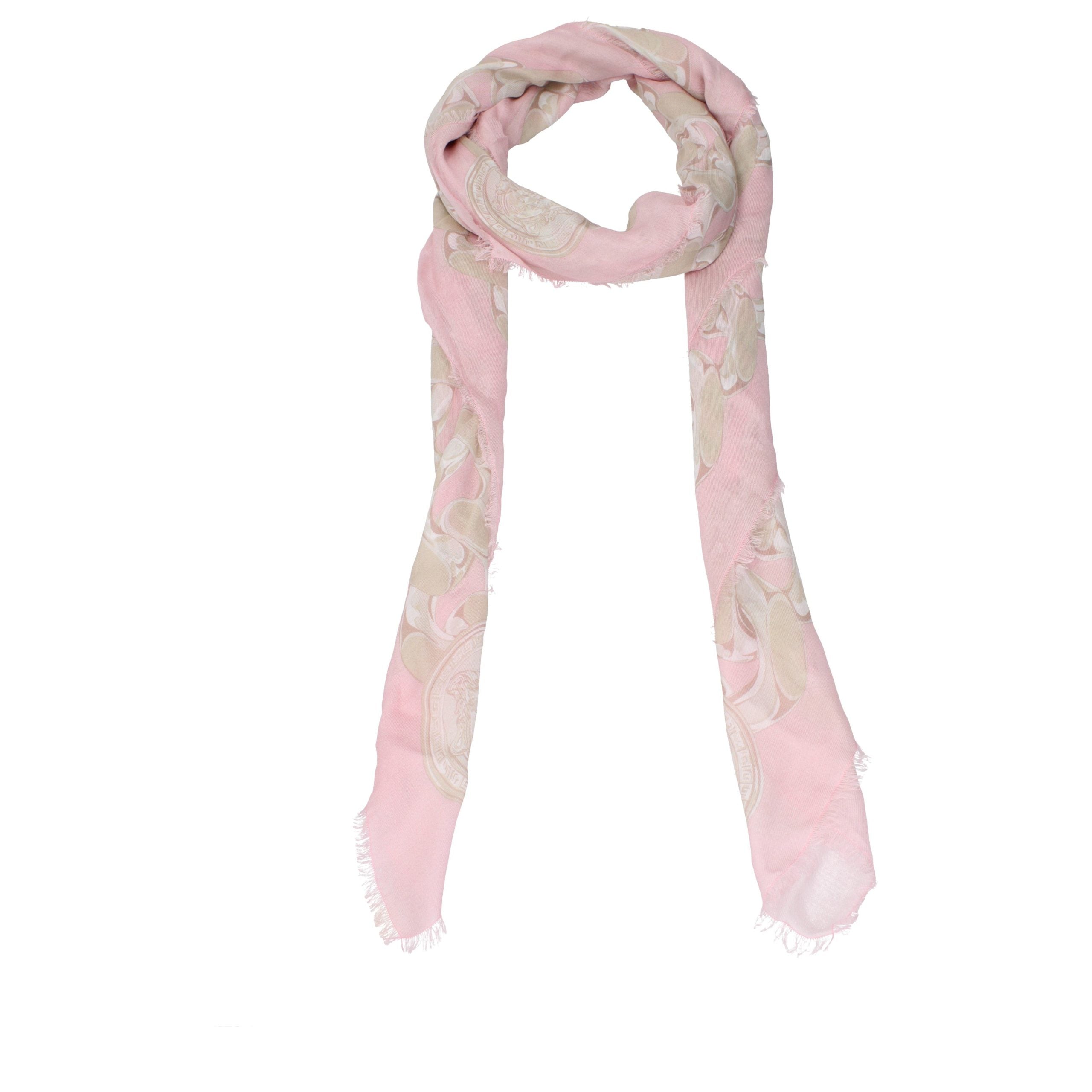 Versace Pink Modal Foulard - Exquisite Luxury for the Discerning