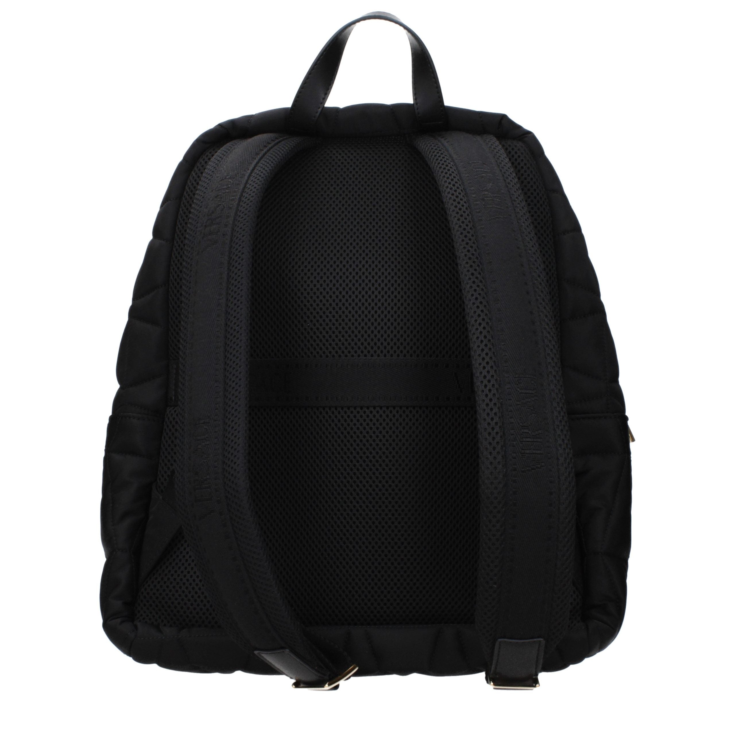 Versace Black Fabric Backpack - Elevate Your Luxury Style