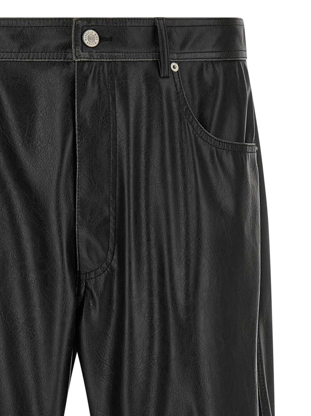 MM6 Maison Margiela Black Casual Pants - Urban Elegance