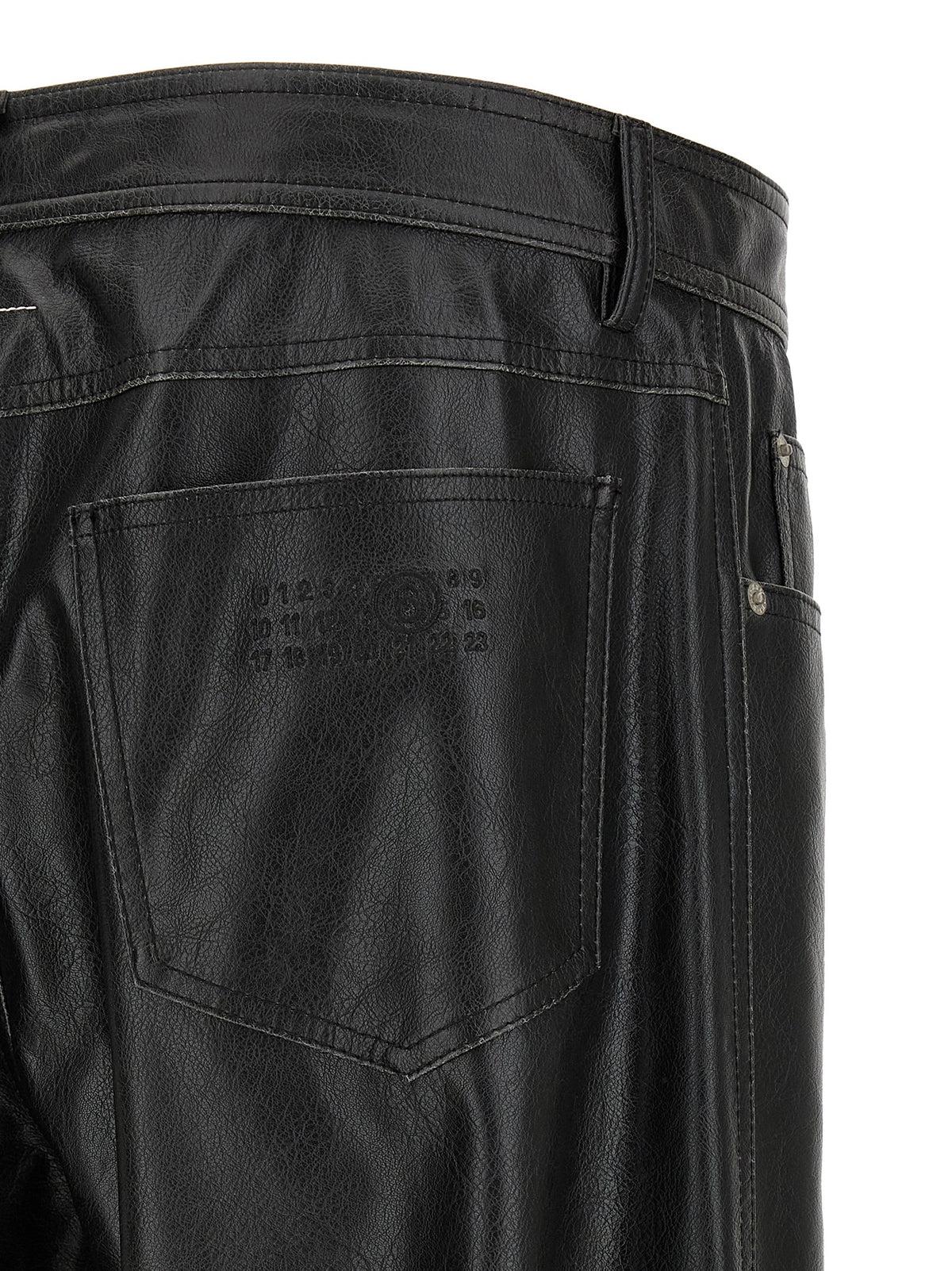 MM6 Maison Margiela Black Casual Pants - Urban Elegance