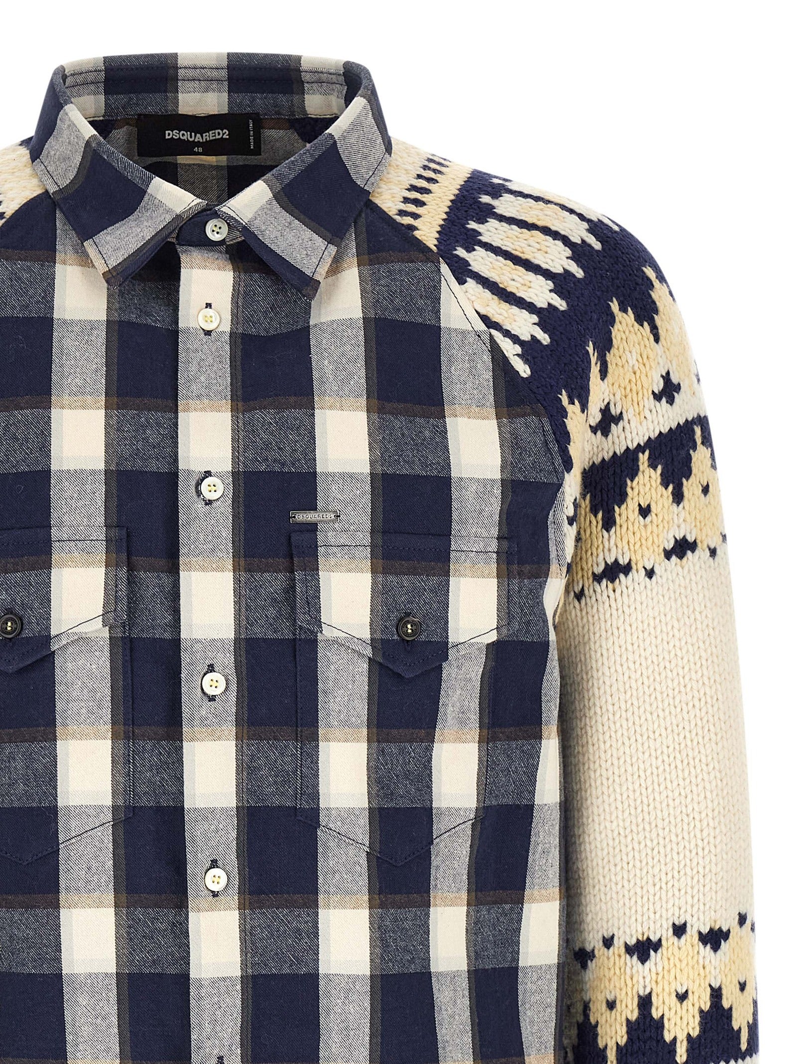 Experience the exquisite Dsquared² Multicolor Cotton Blouse, a harmonious blend of luxury and style, crafted from 100% cotton for the discerning individual.