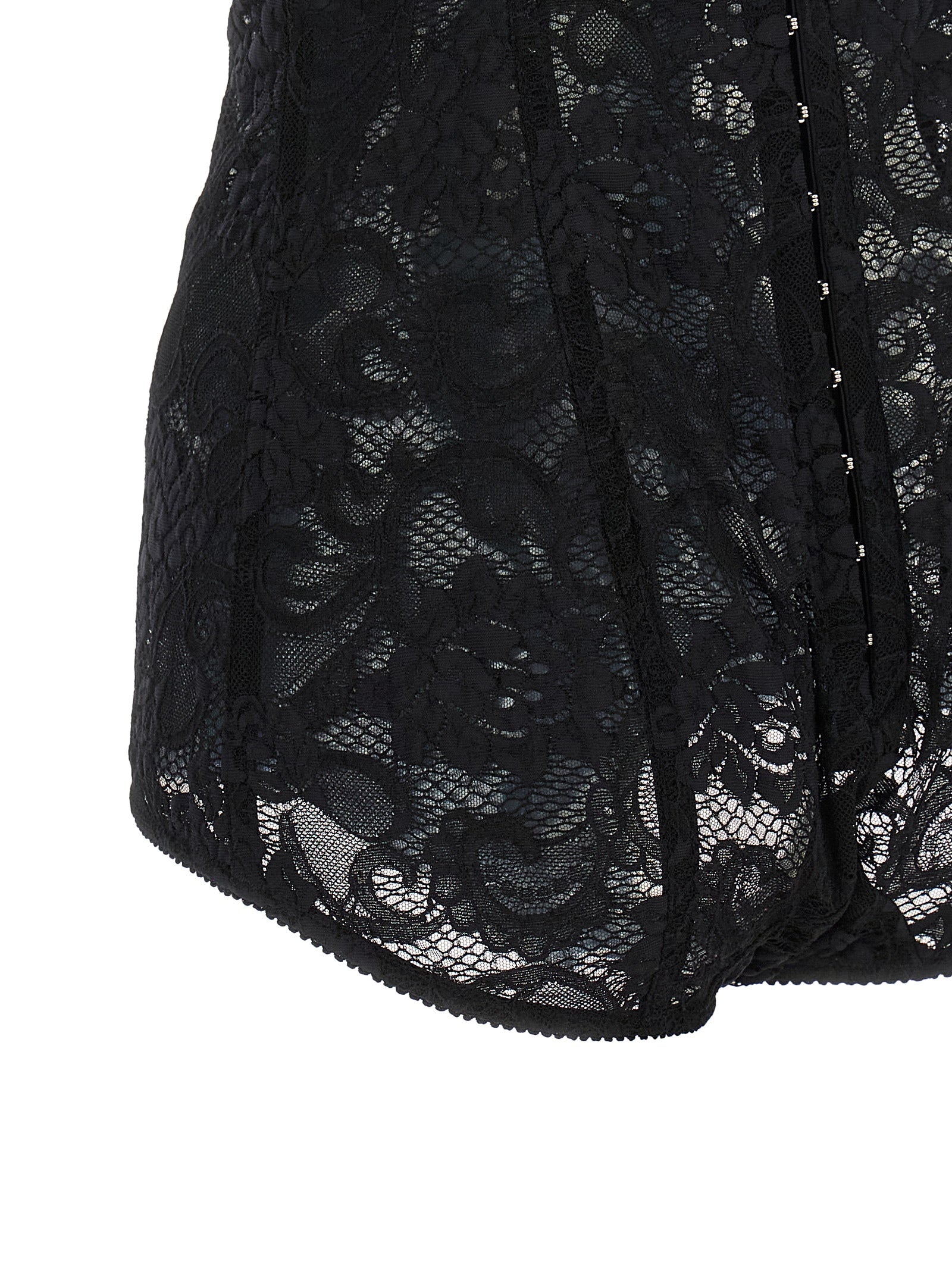 Dolce & Gabbana Black Polyamide Bodysuit - Exquisite Luxury Fashion