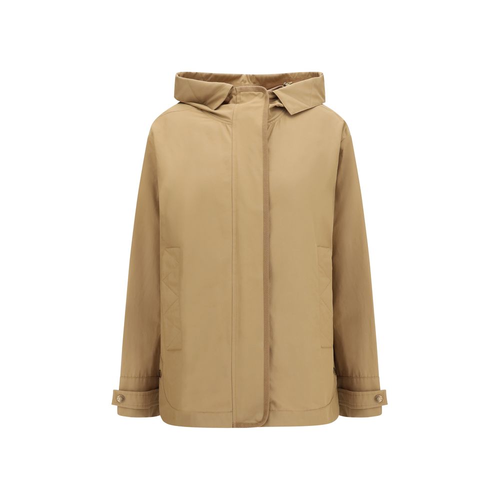 Moncler Beige Polyamide Shell Jacket - Exquisite Luxury Outerwear